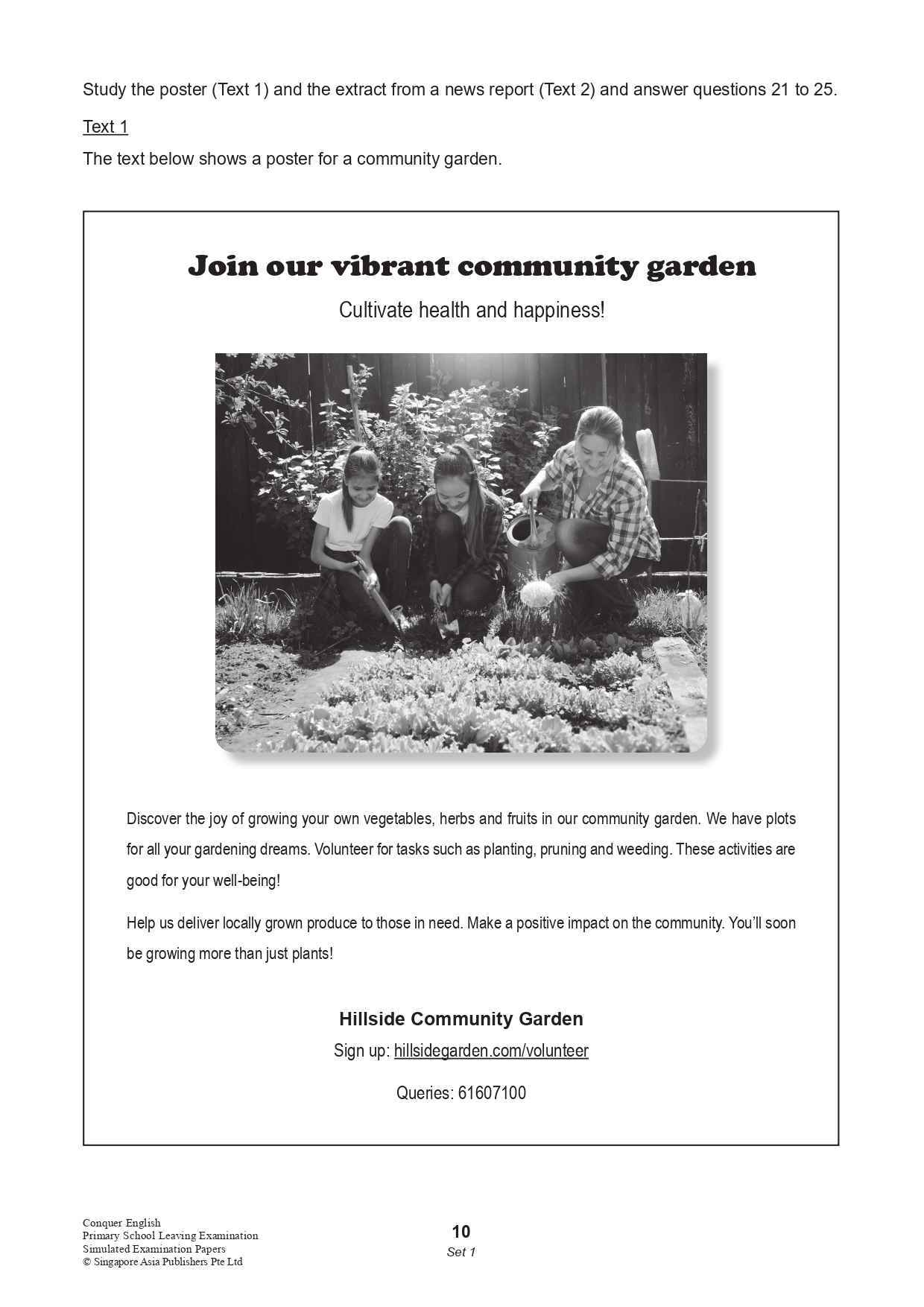 Conquer English Primary School Leaving Examination – Simulated Examination Papers