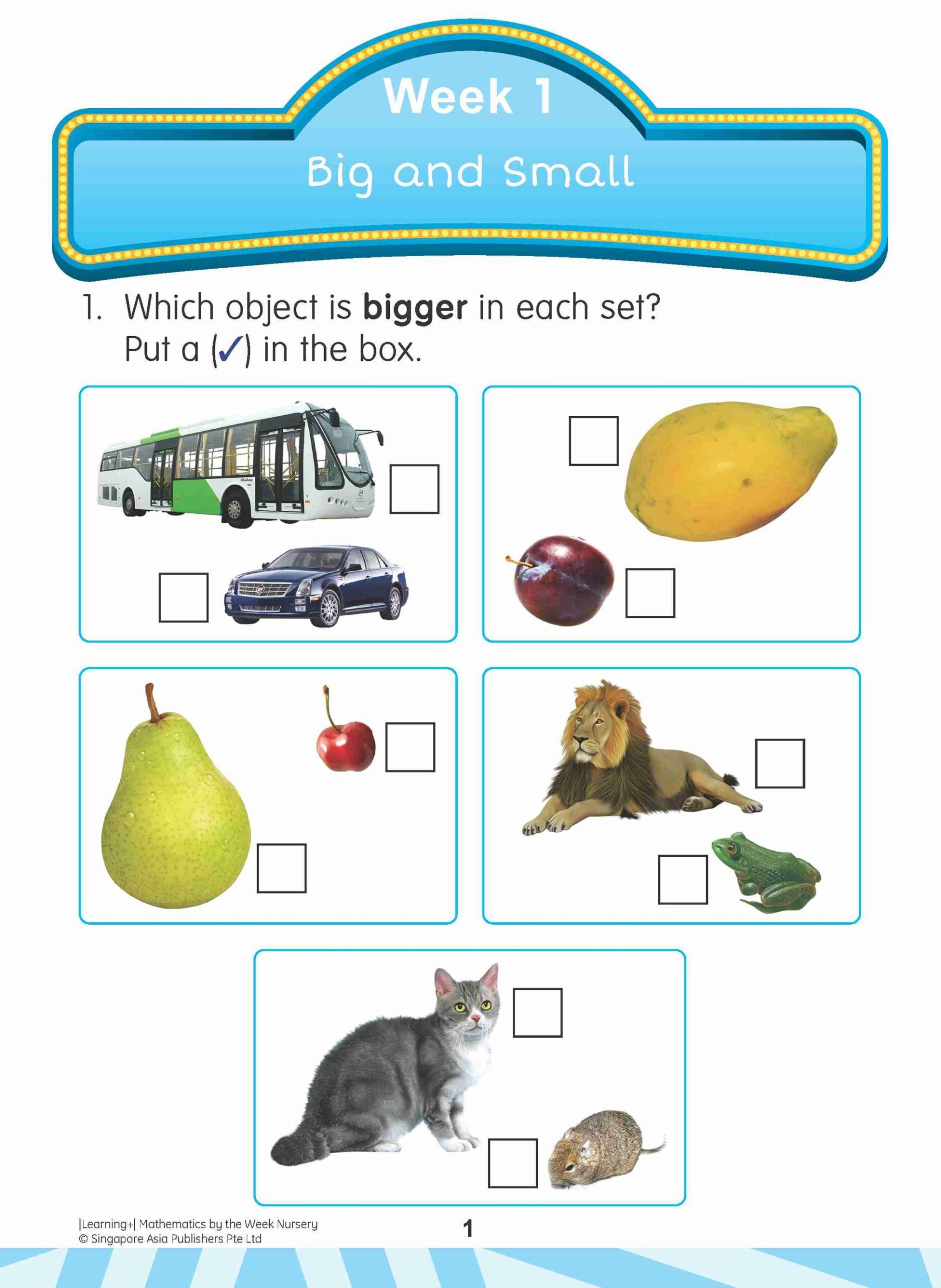 LEARNING+ MATHEMATICS by the WEEK Nursery