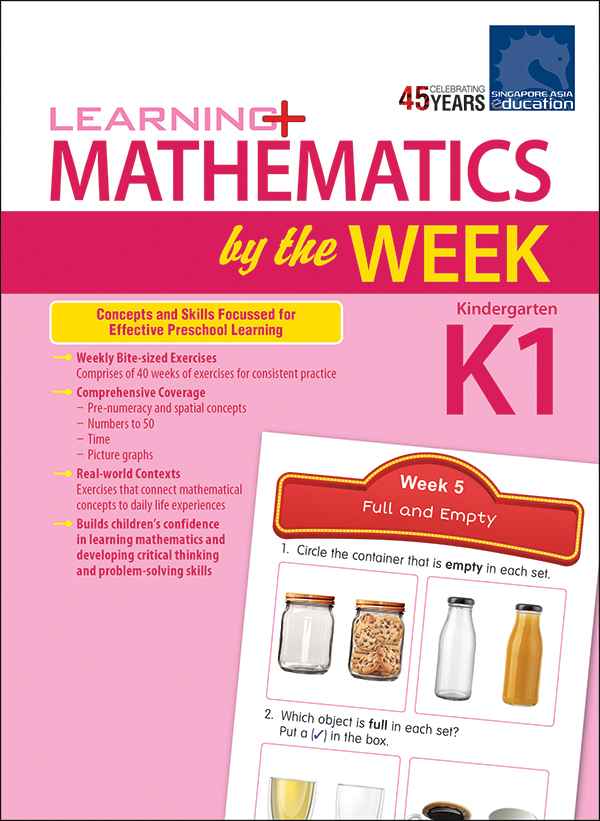 LEARNING+ MATHEMATICS by the WEEK Kindergarten 1