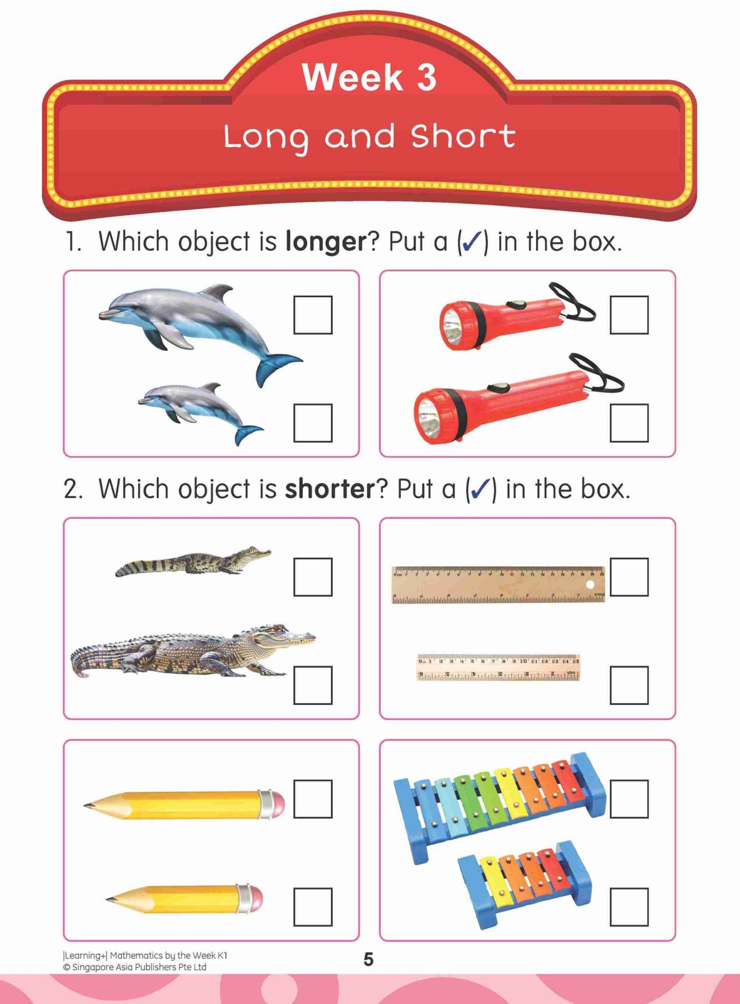 LEARNING+ MATHEMATICS by the WEEK Kindergarten 1