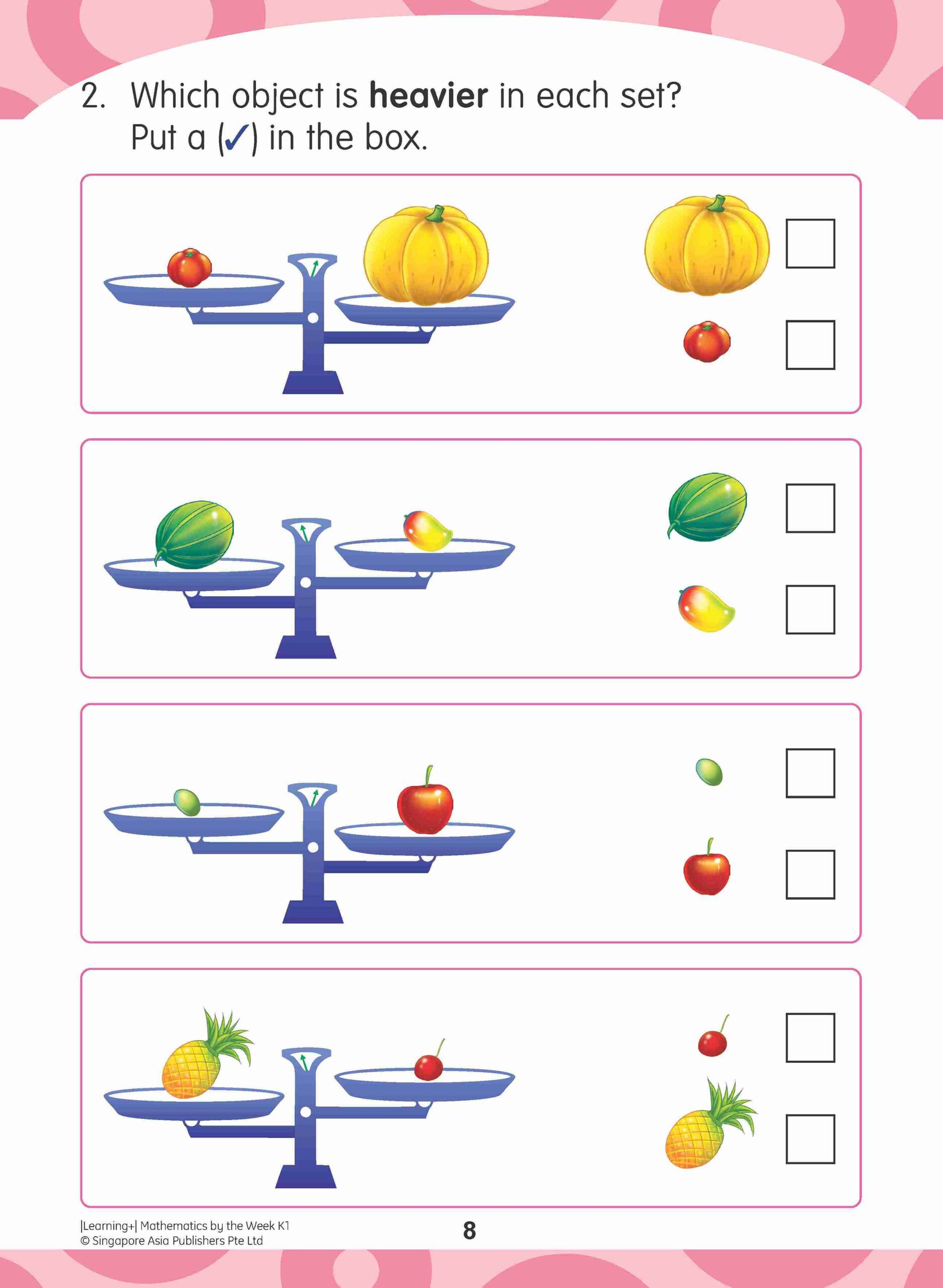 LEARNING+ MATHEMATICS by the WEEK Kindergarten 1