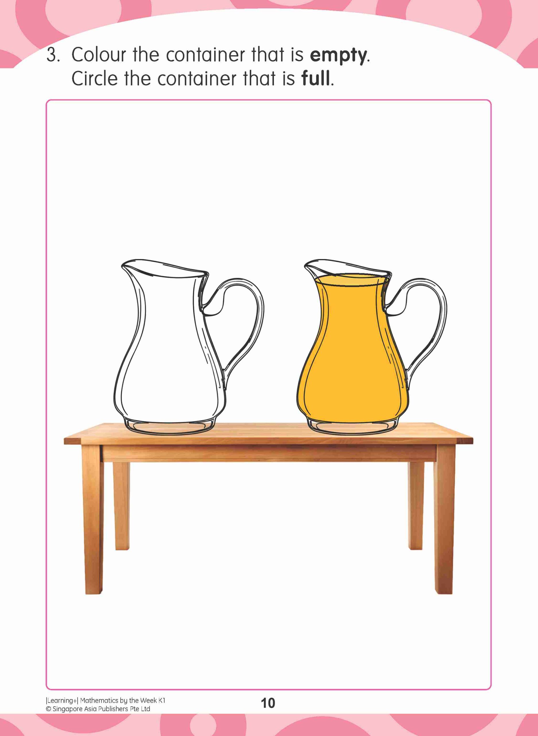 LEARNING+ MATHEMATICS by the WEEK Kindergarten 1