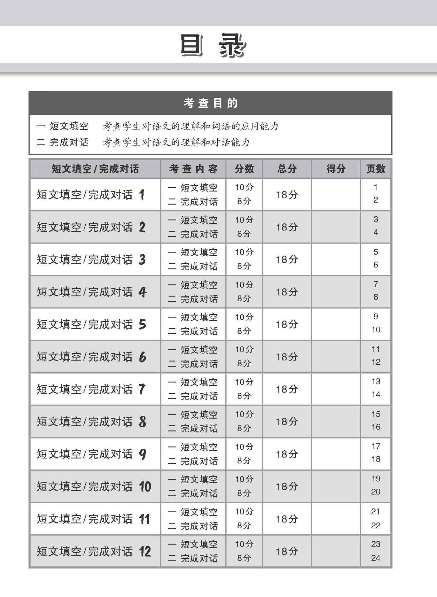 会考满分冲刺 PSLE华文短文填空 完成对话 / PSLE Chinese Cloze Passages and Dialogue Completion