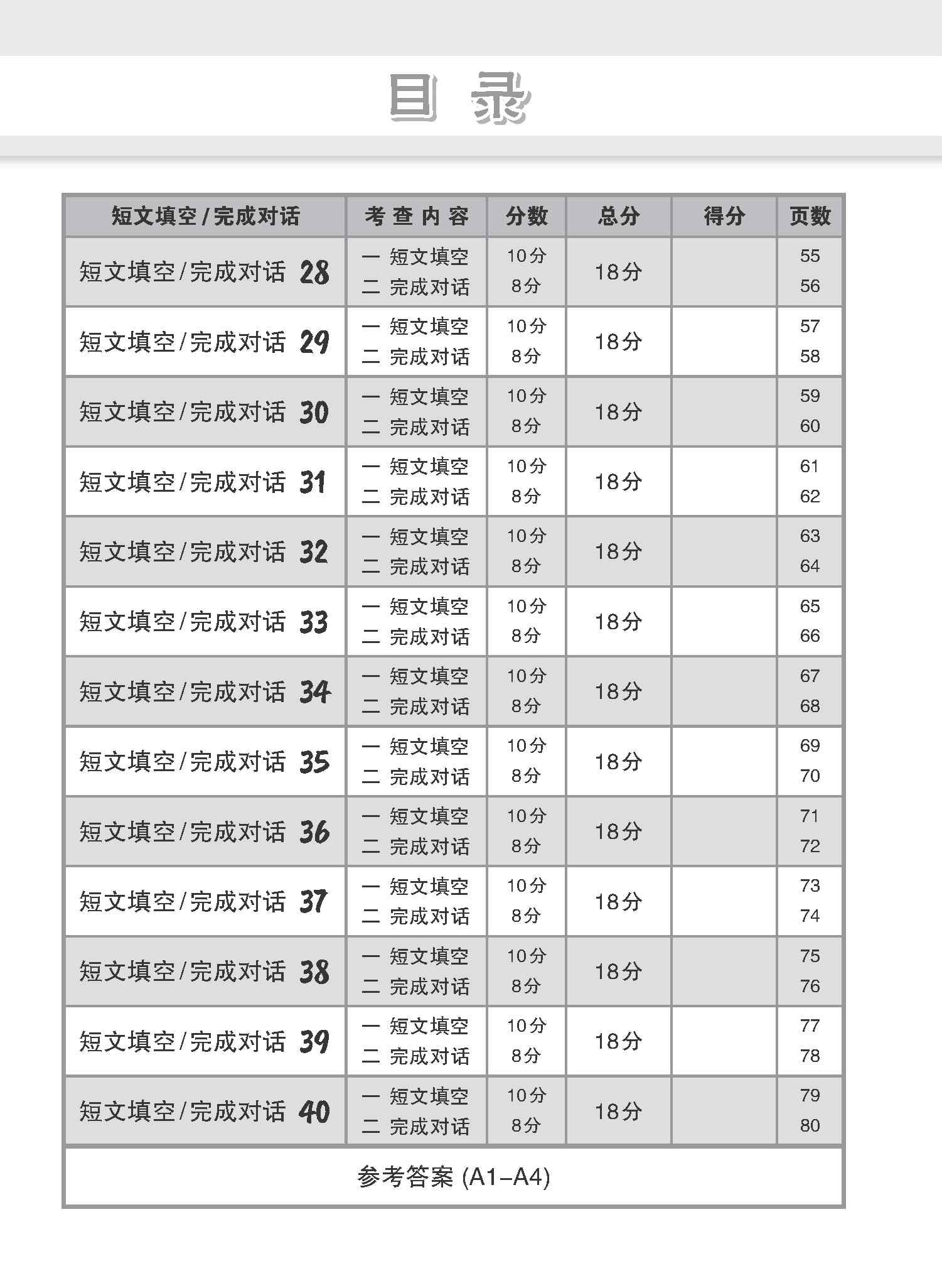 会考满分冲刺 PSLE华文短文填空 完成对话 / PSLE Chinese Cloze Passages and Dialogue Completion