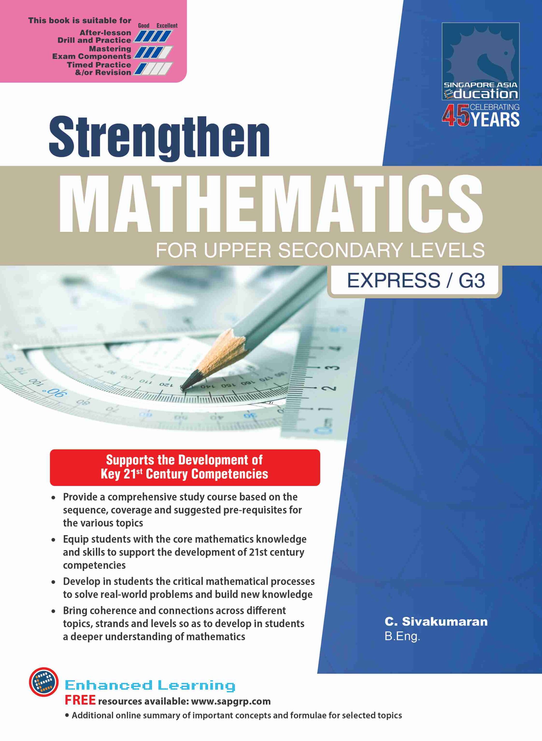 Strengthen MATHEMATICS FOR UPPER SECONDARY LEVELS [EXPRESS / G3]
