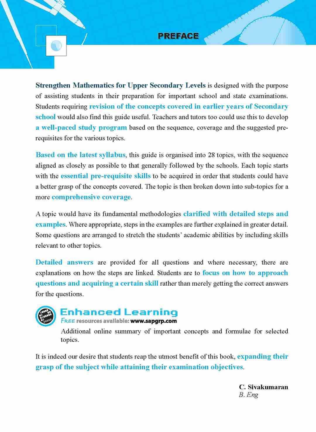 Strengthen MATHEMATICS FOR UPPER SECONDARY LEVELS [EXPRESS / G3]