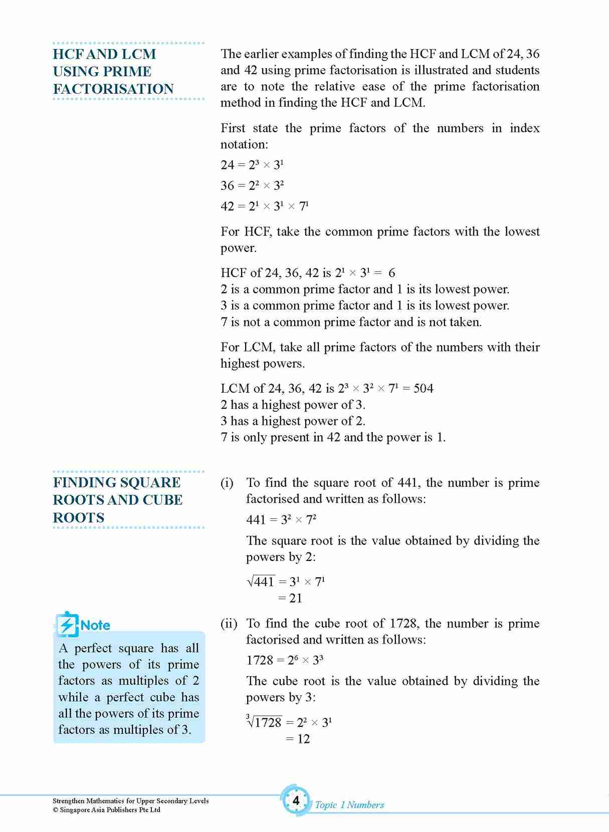 Strengthen MATHEMATICS FOR UPPER SECONDARY LEVELS [EXPRESS / G3]