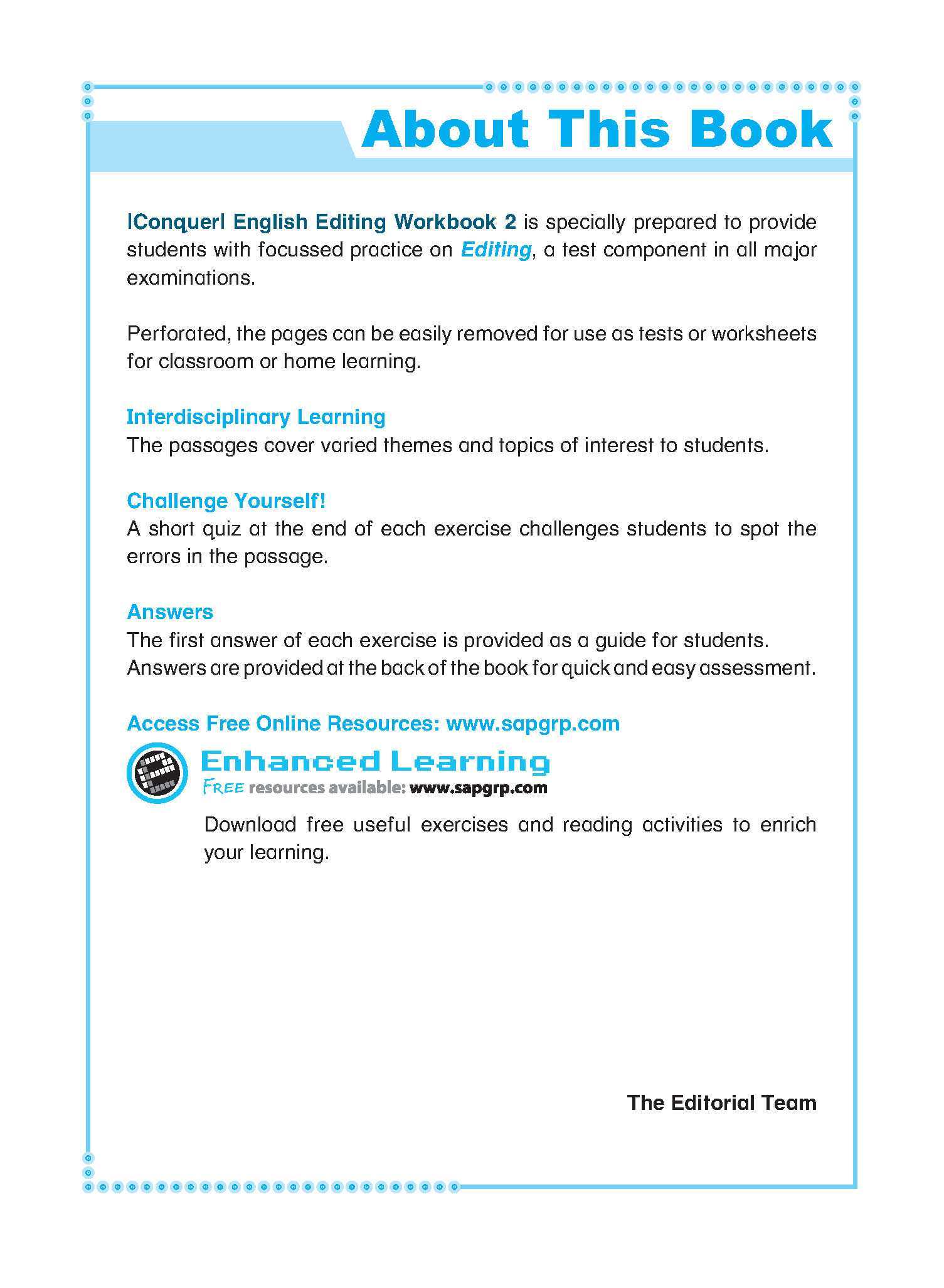 Conquer English Editing Workbook 2