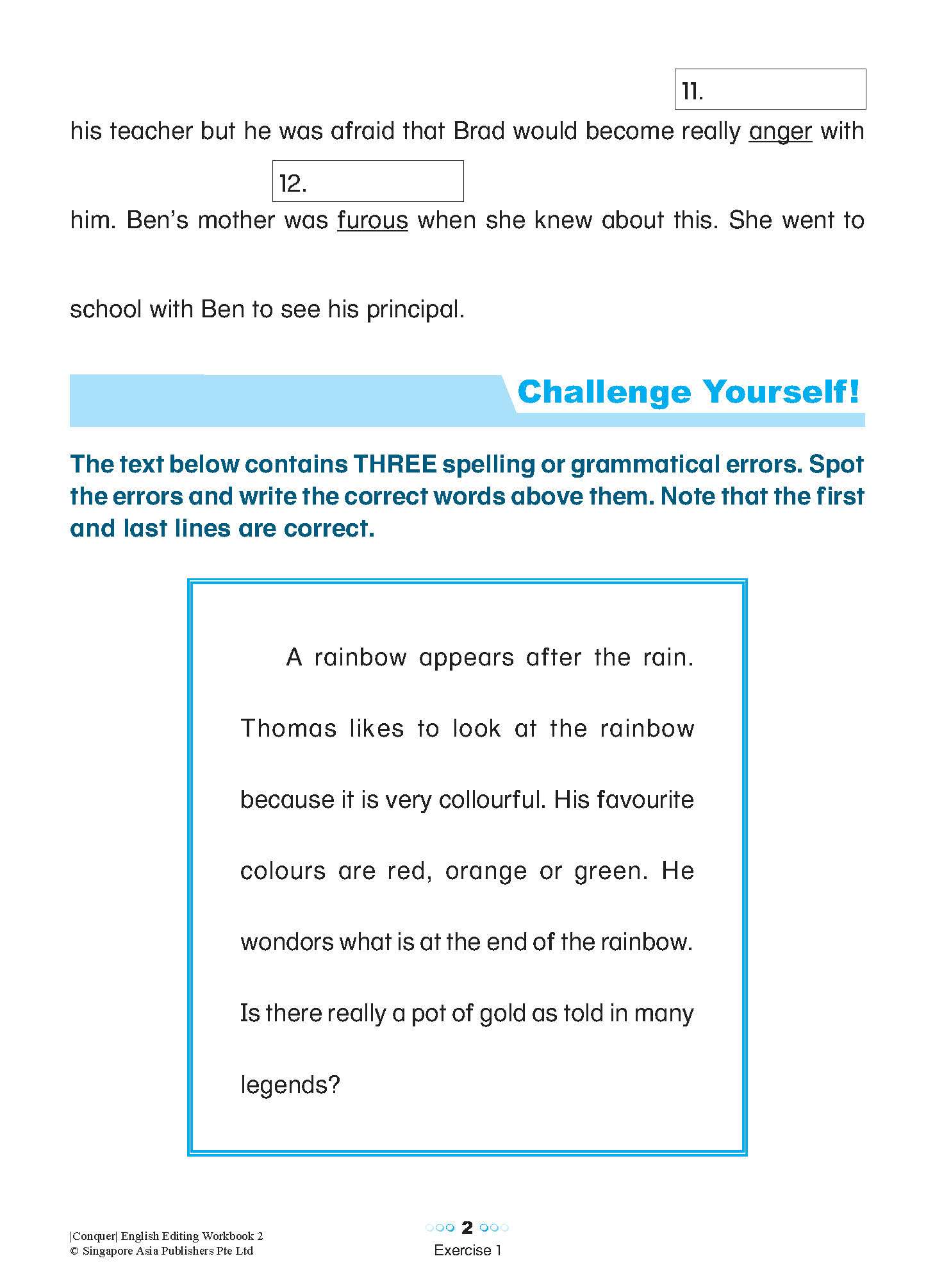 Conquer English Editing Workbook 2