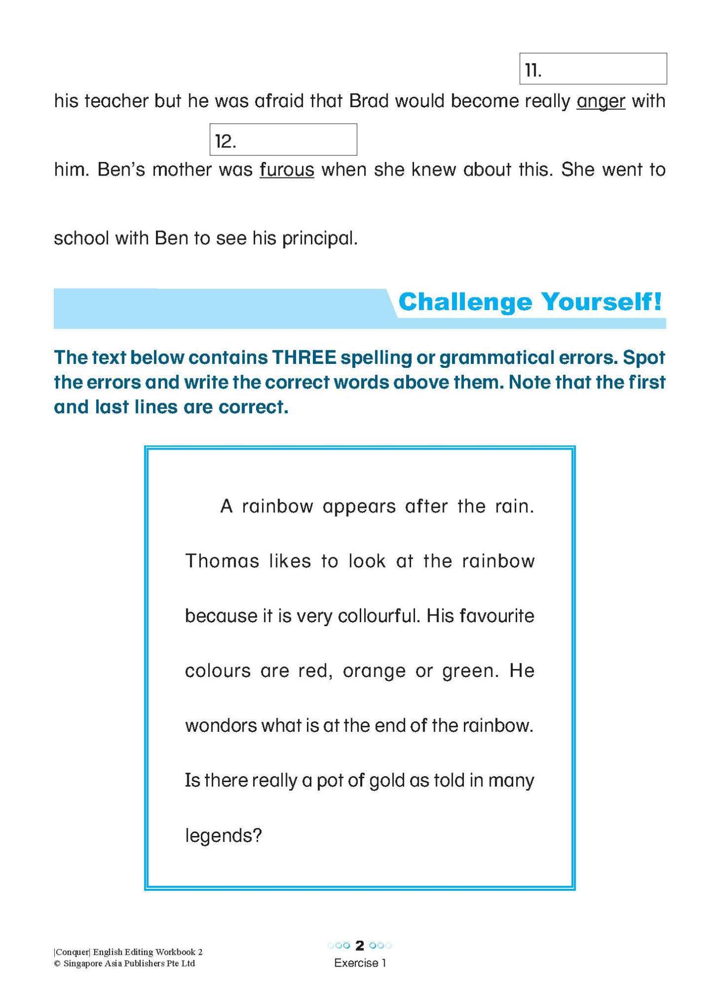 Conquer English Editing Workbook 2