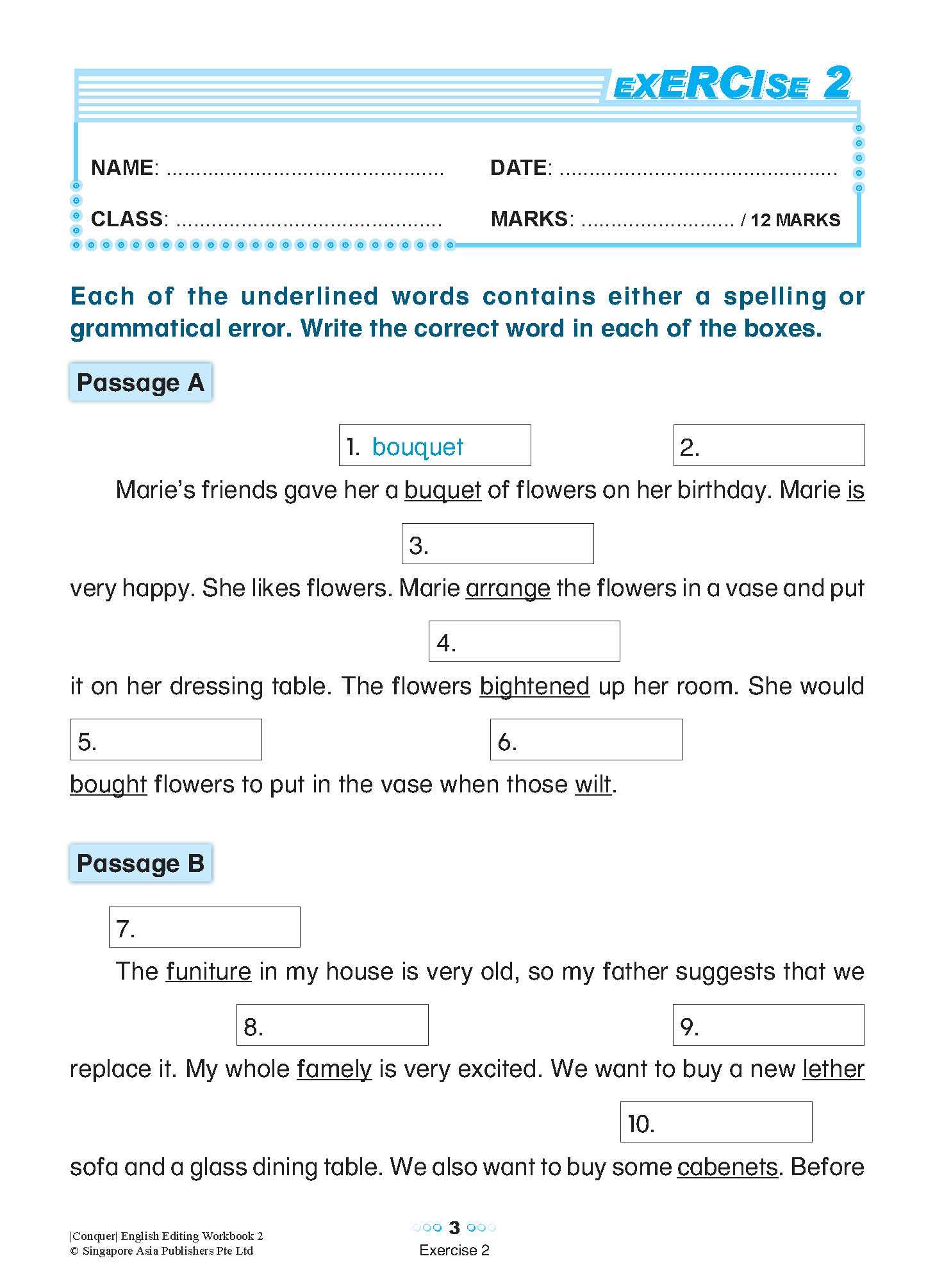 Conquer English Editing Workbook 2