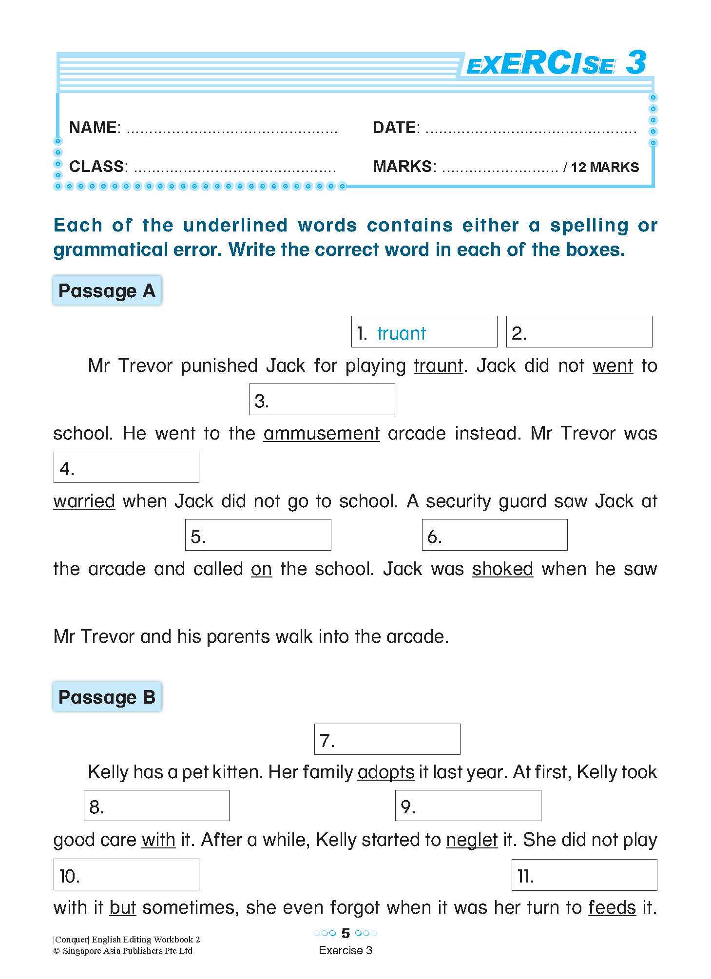 Conquer English Editing Workbook 2