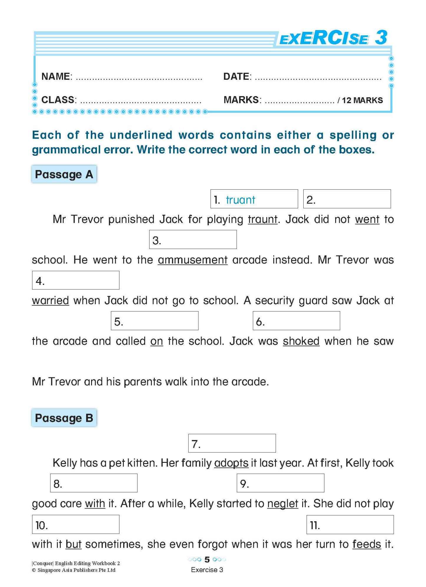 Conquer English Editing Workbook 2