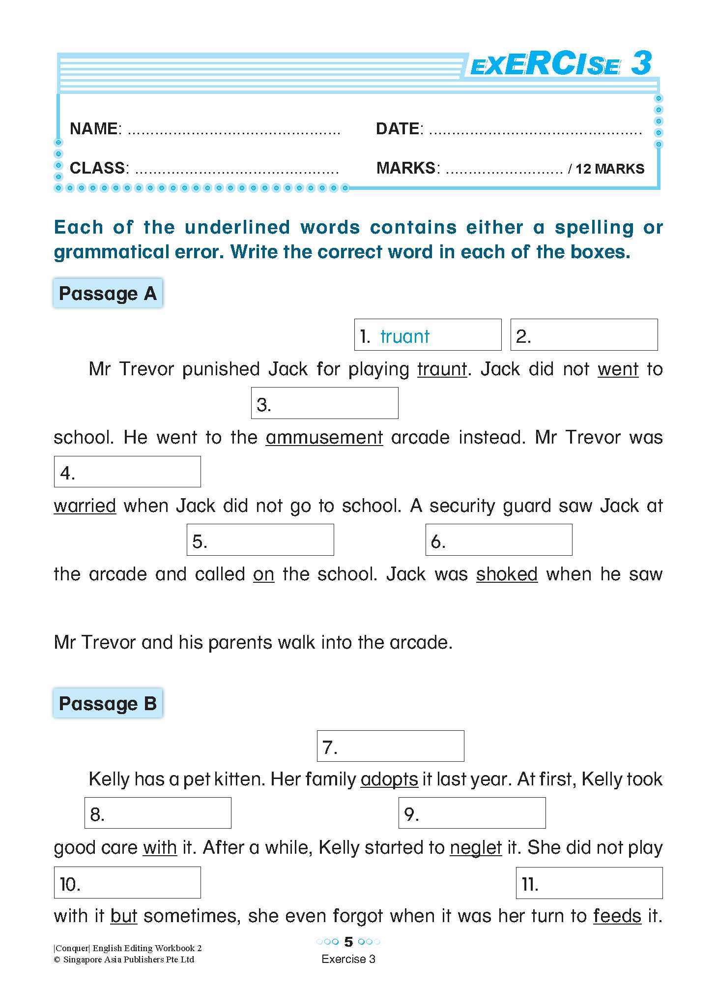 Conquer English Editing Workbook 2