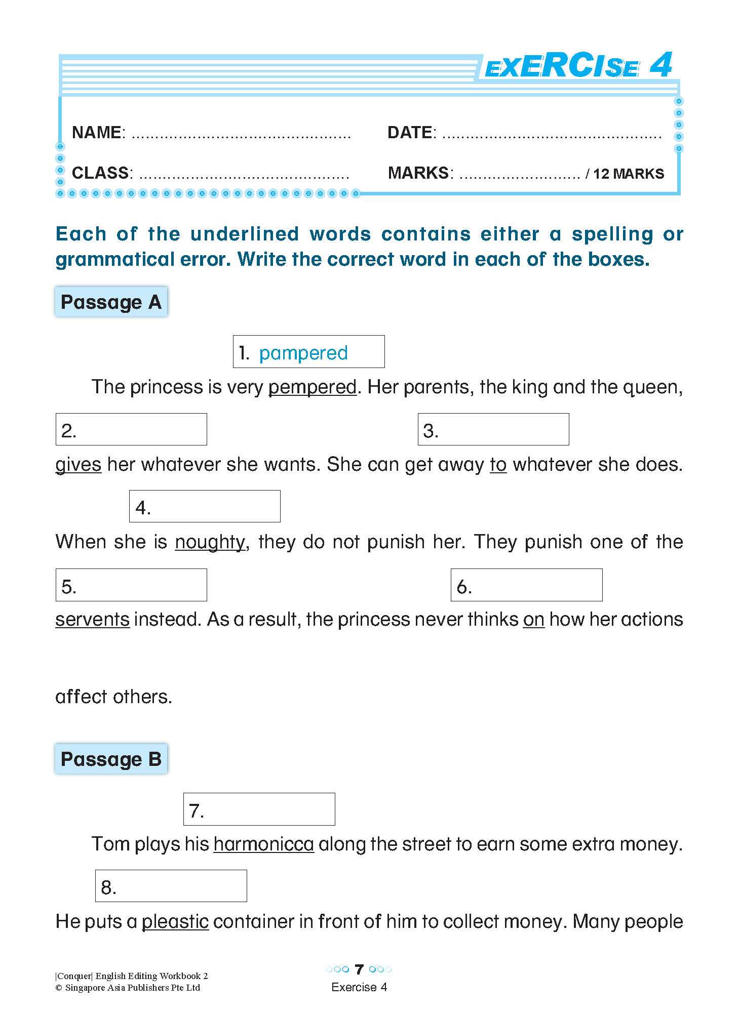 Conquer English Editing Workbook 2