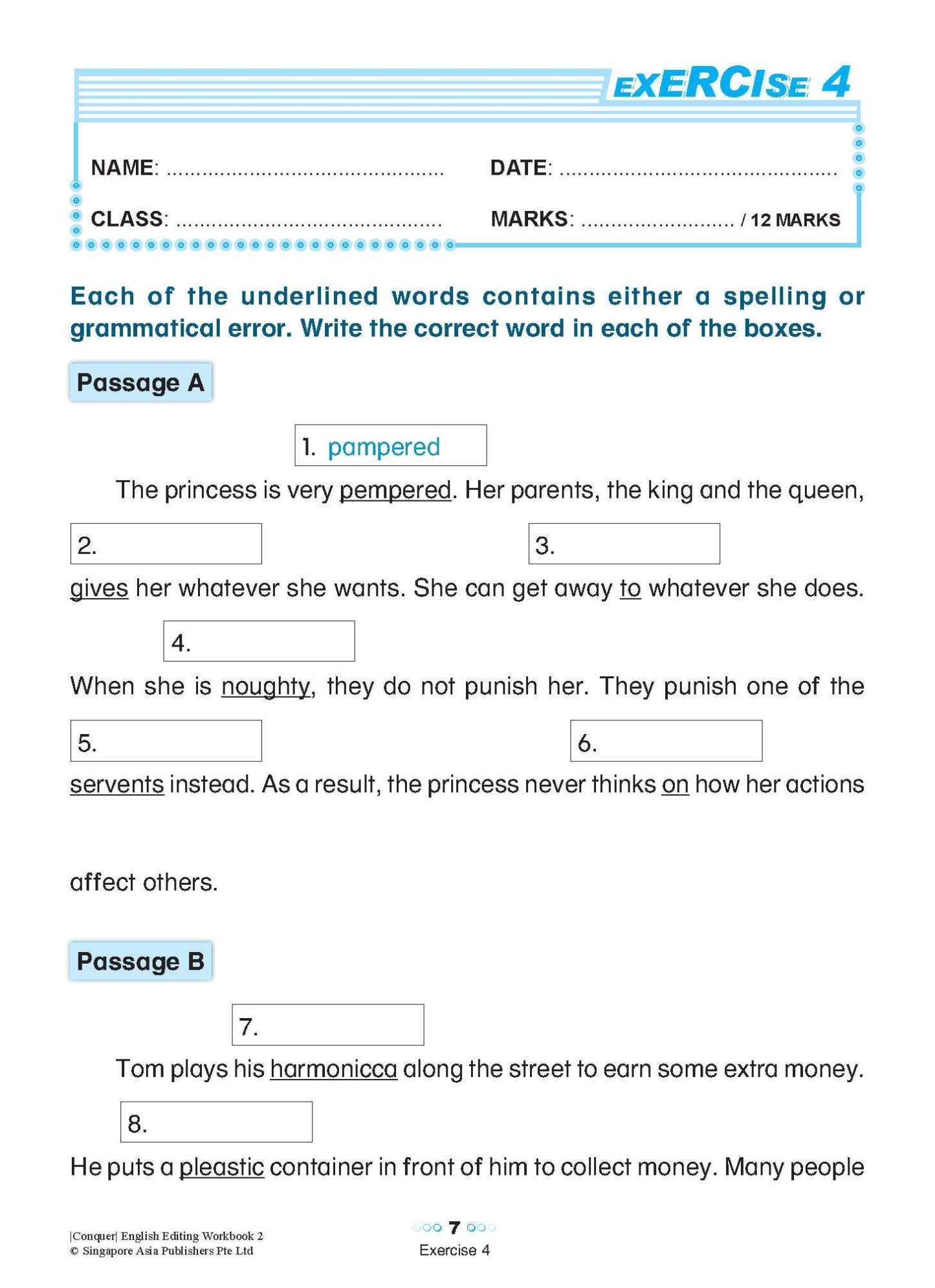 Conquer English Editing Workbook 2