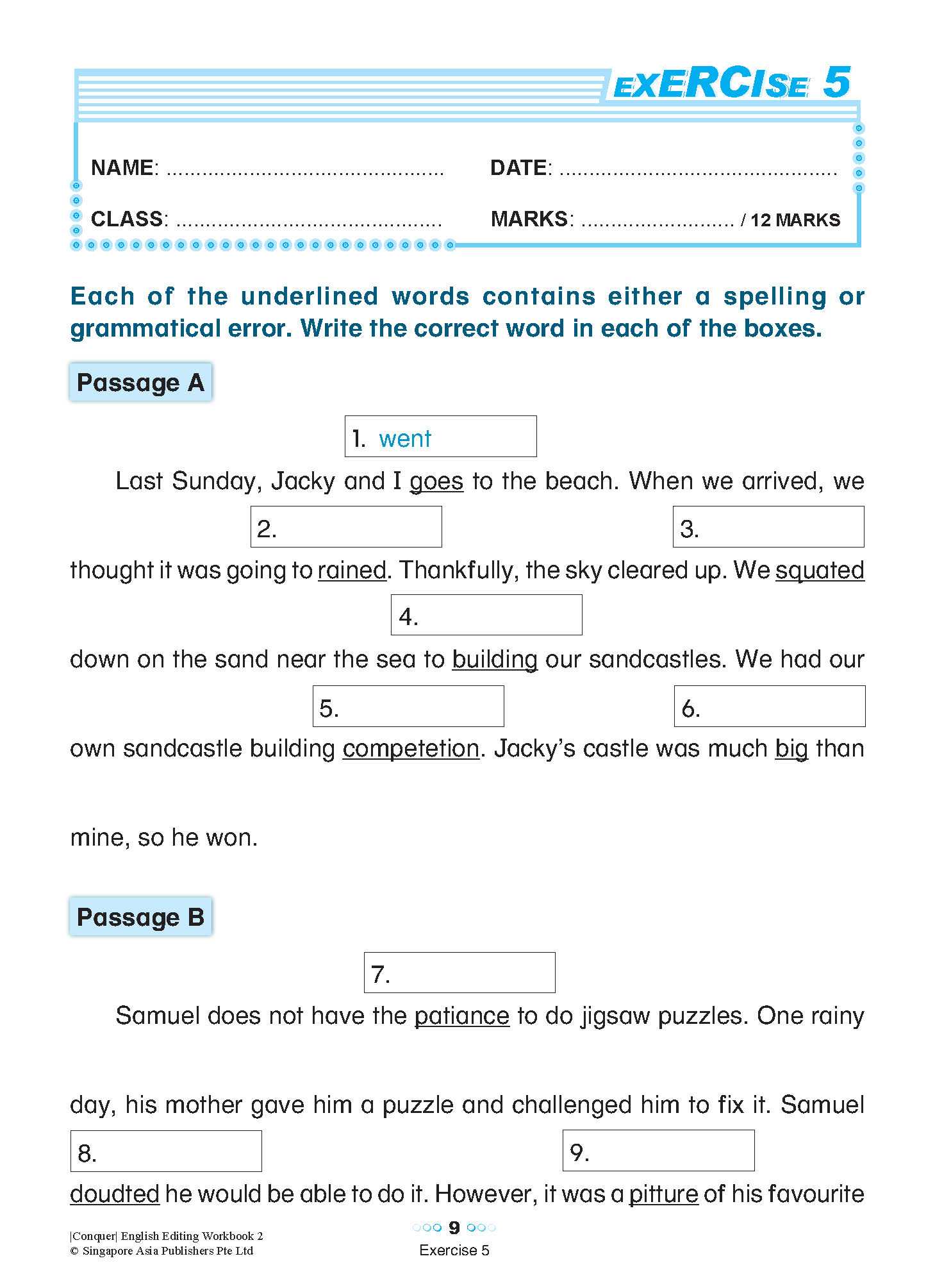 Conquer English Editing Workbook 2