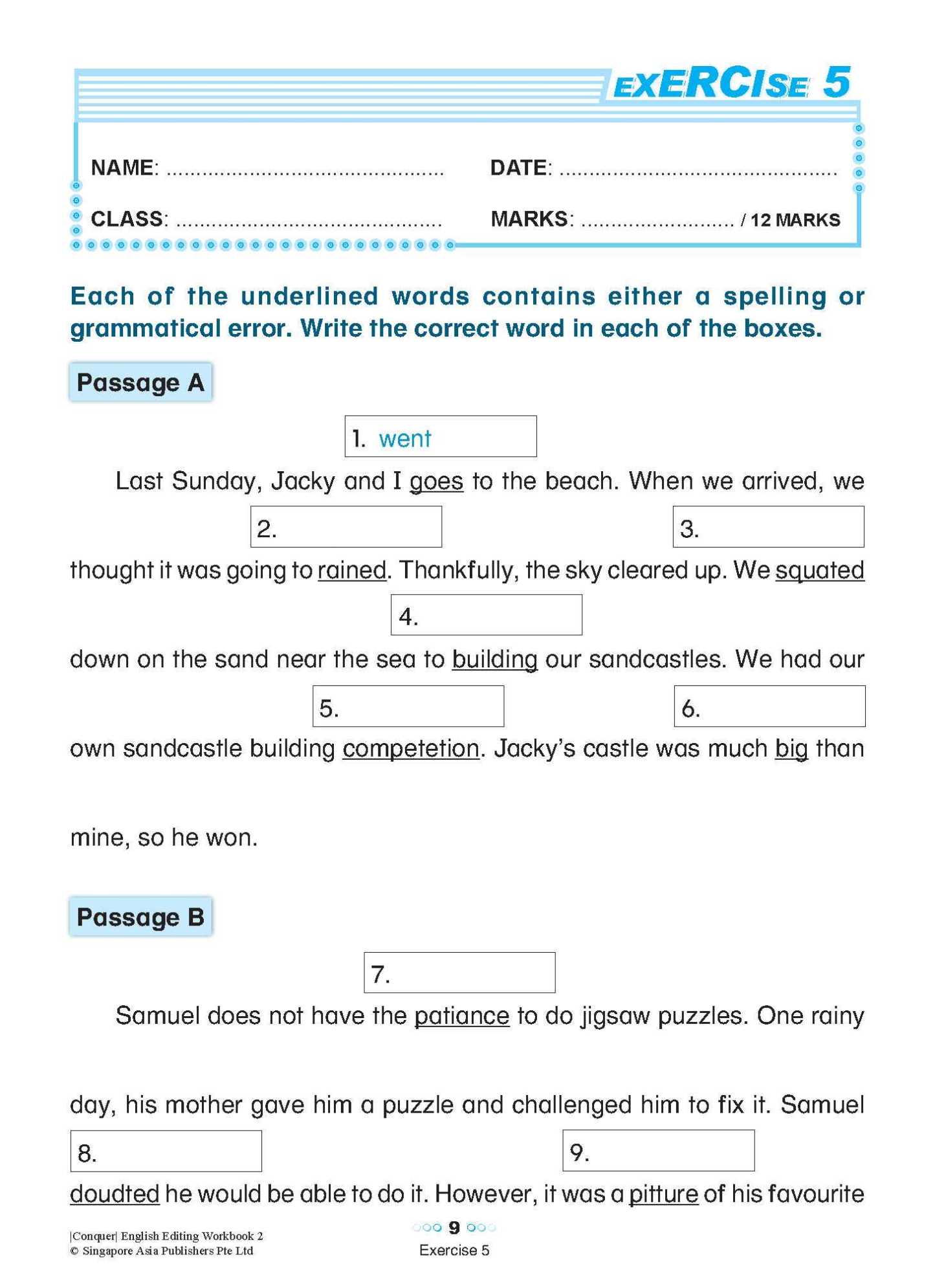 Conquer English Editing Workbook 2