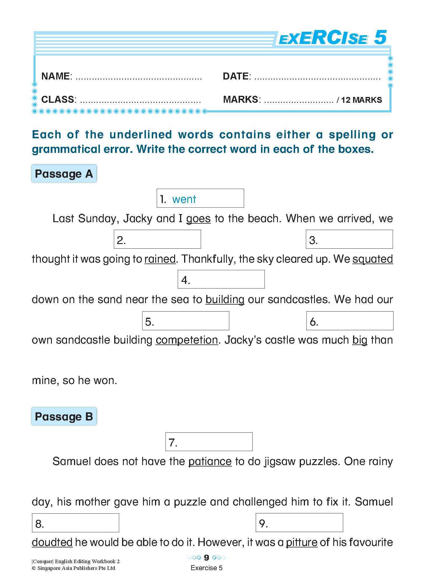 Conquer English Editing Workbook 2