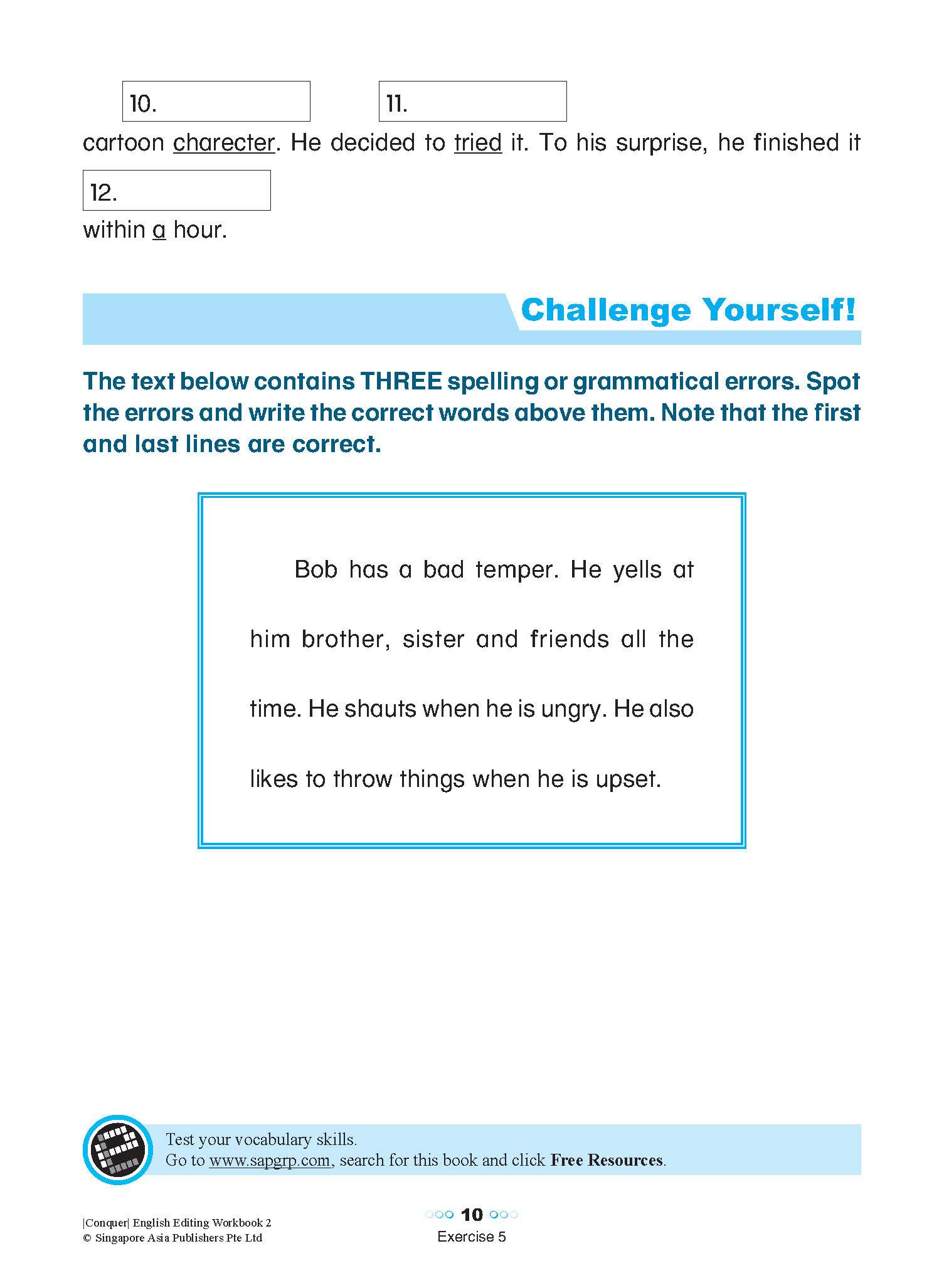 Conquer English Editing Workbook 2