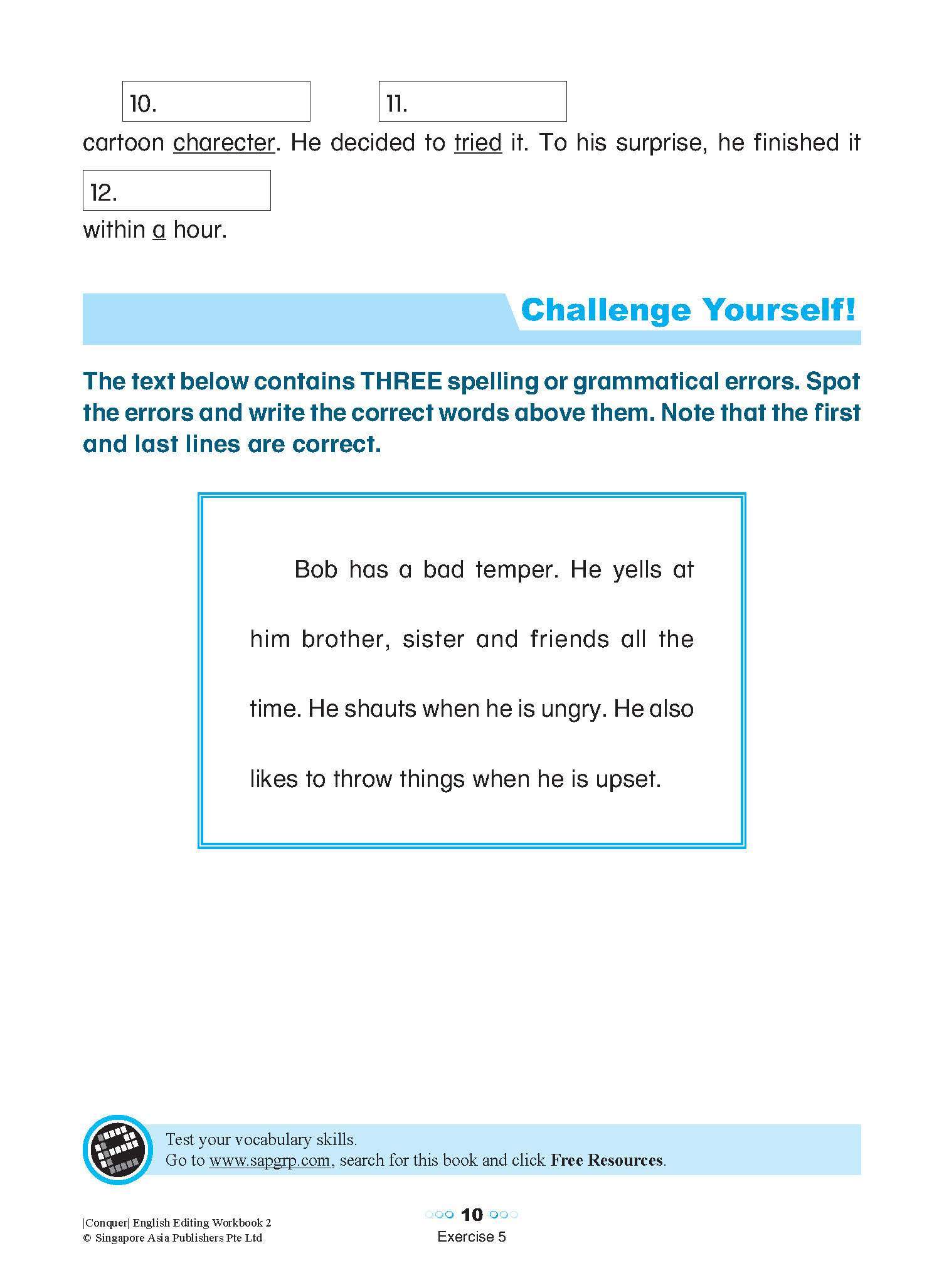 Conquer English Editing Workbook 2