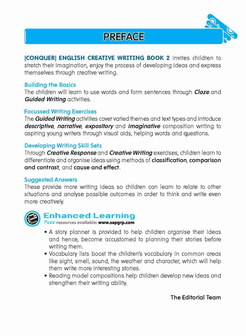 Conquer English Creative Writing For Primary Levels Workbook 2