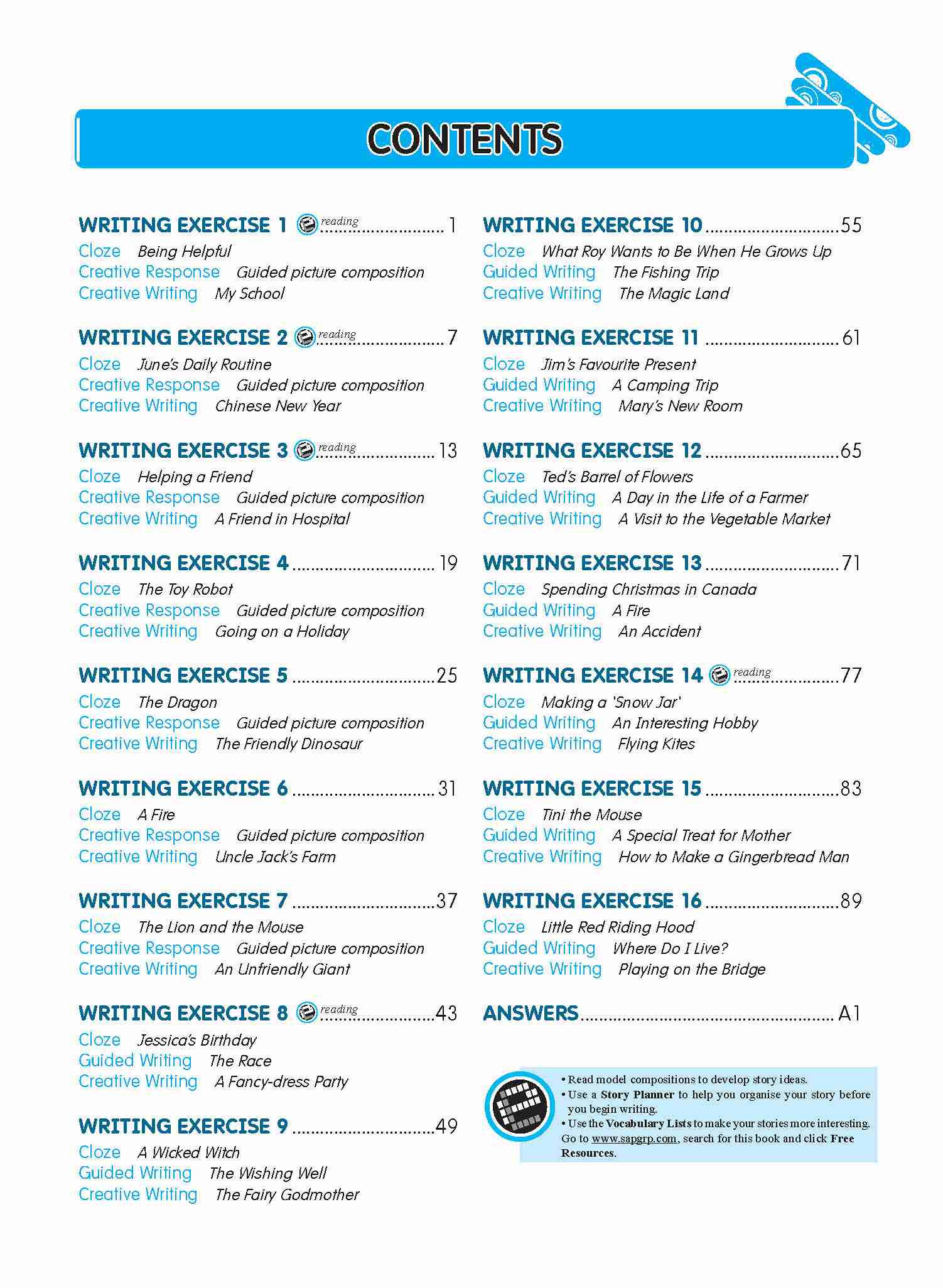 Conquer English Creative Writing For Primary Levels Workbook 2