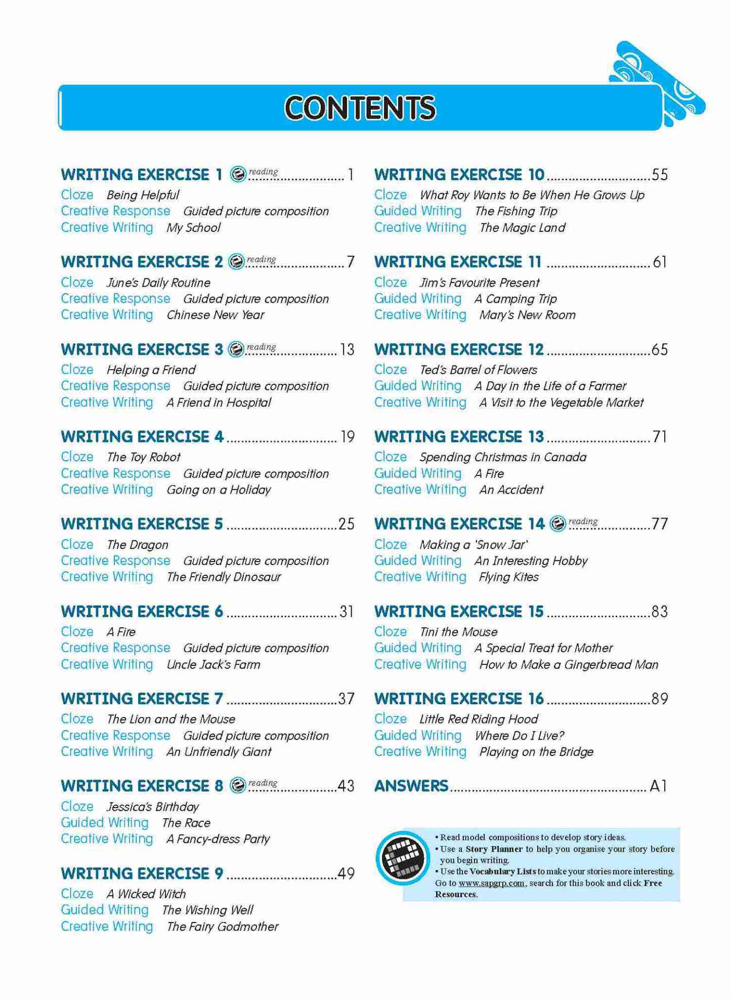 Conquer English Creative Writing For Primary Levels Workbook 2