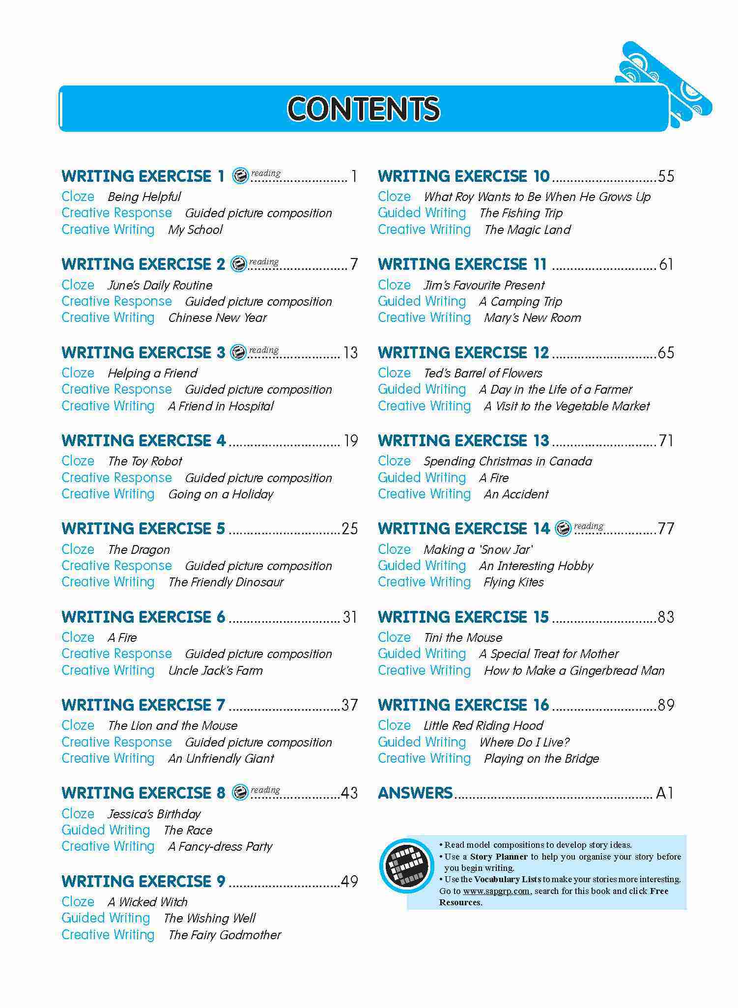 Conquer English Creative Writing For Primary Levels Workbook 2