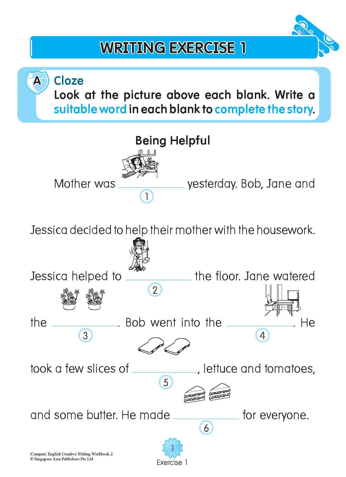 Conquer English Creative Writing For Primary Levels Workbook 2