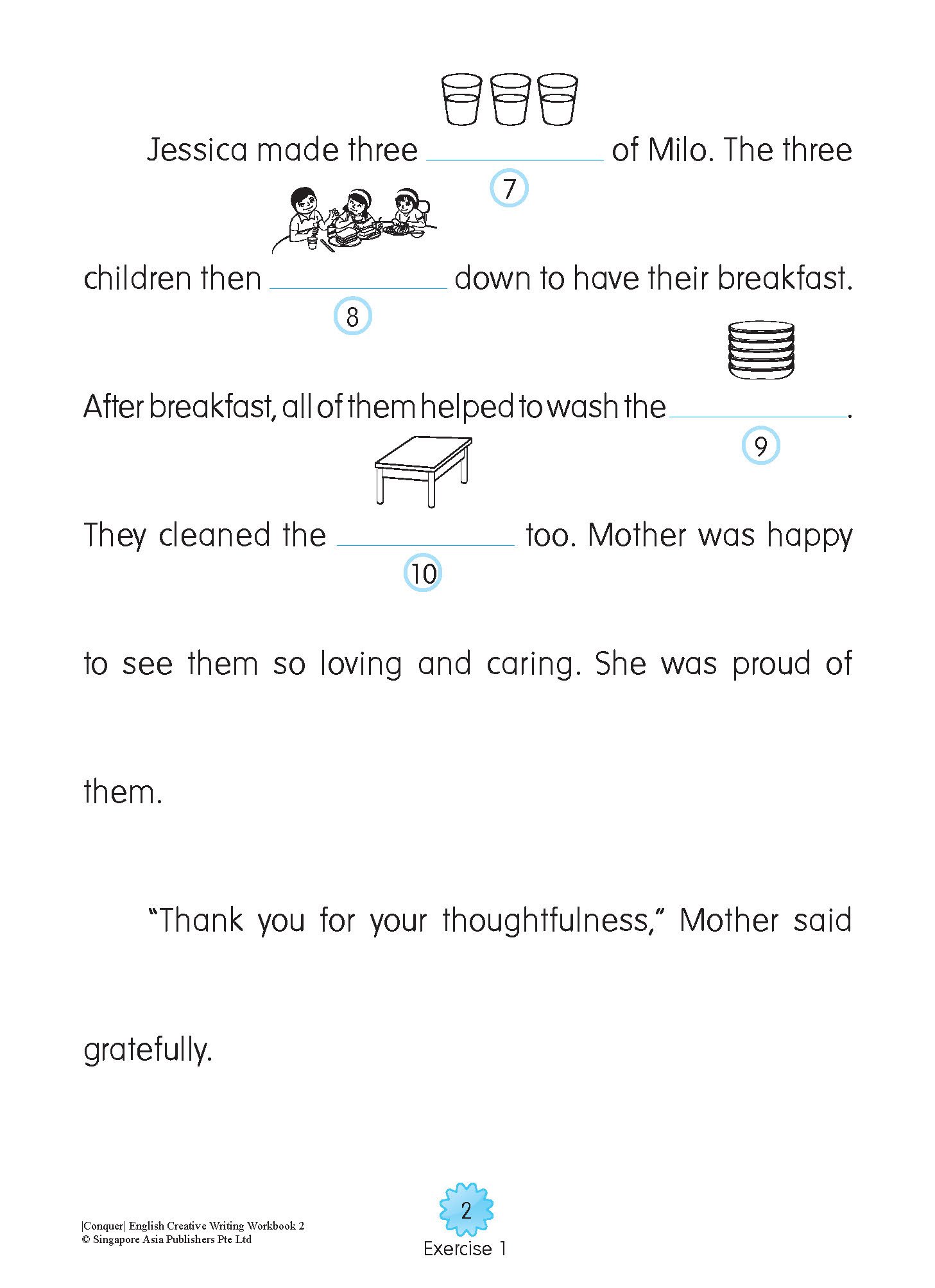 Conquer English Creative Writing For Primary Levels Workbook 2