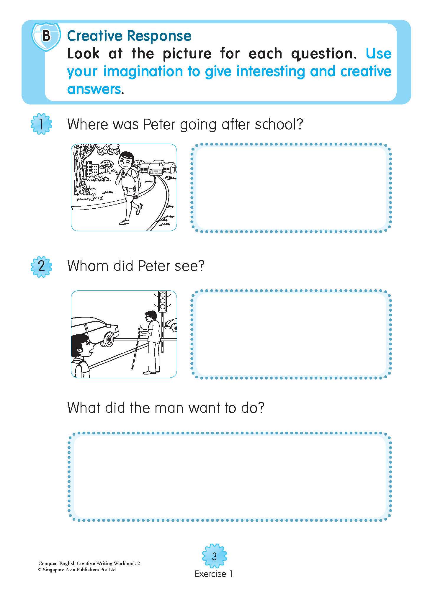 Conquer English Creative Writing For Primary Levels Workbook 2