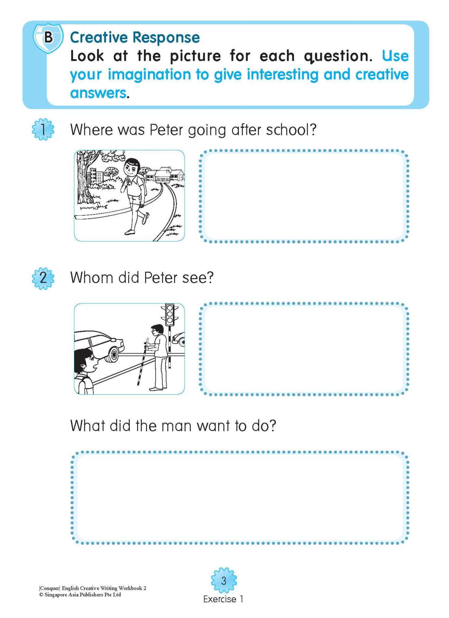 Conquer English Creative Writing For Primary Levels Workbook 2