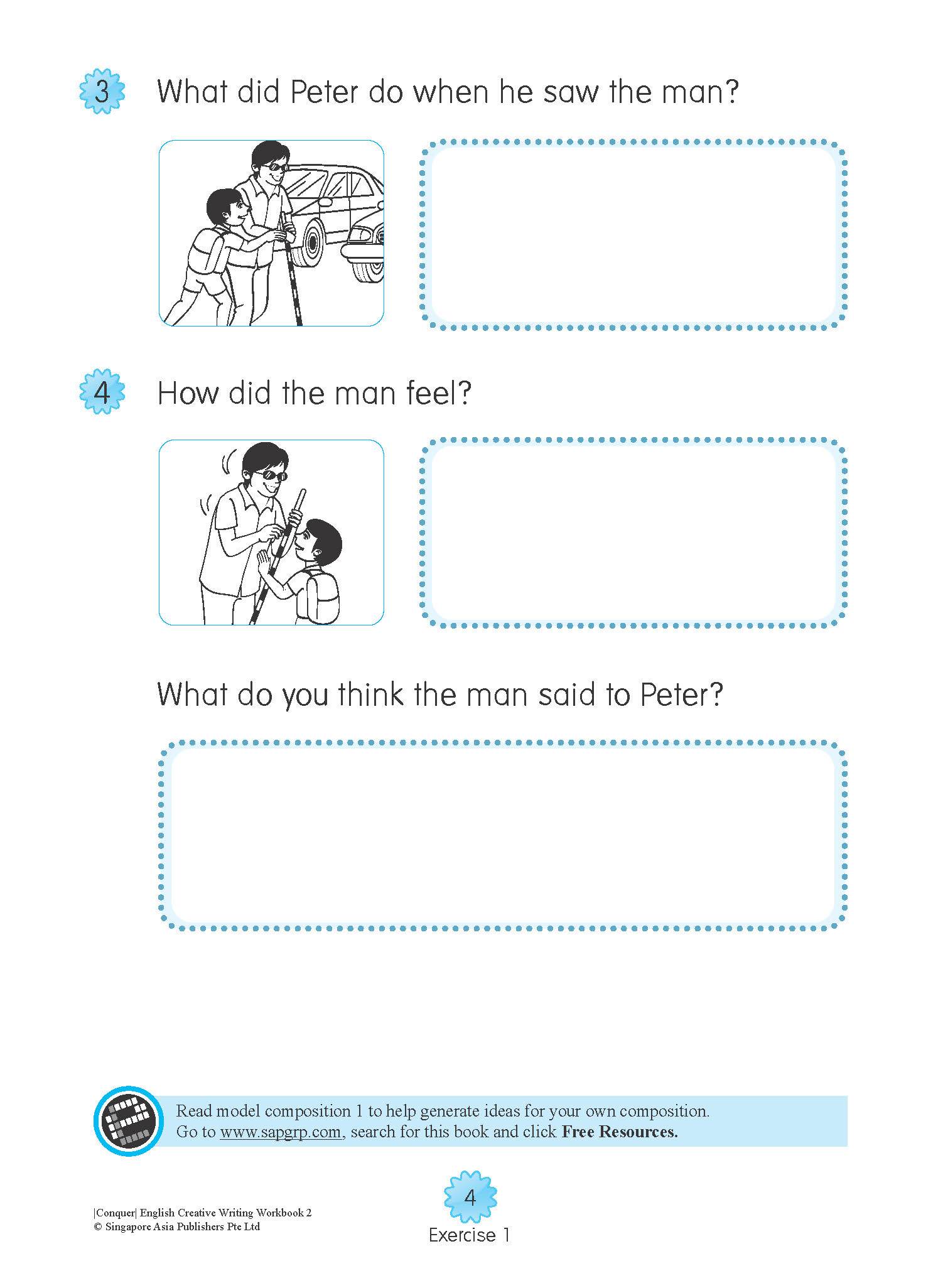 Conquer English Creative Writing For Primary Levels Workbook 2