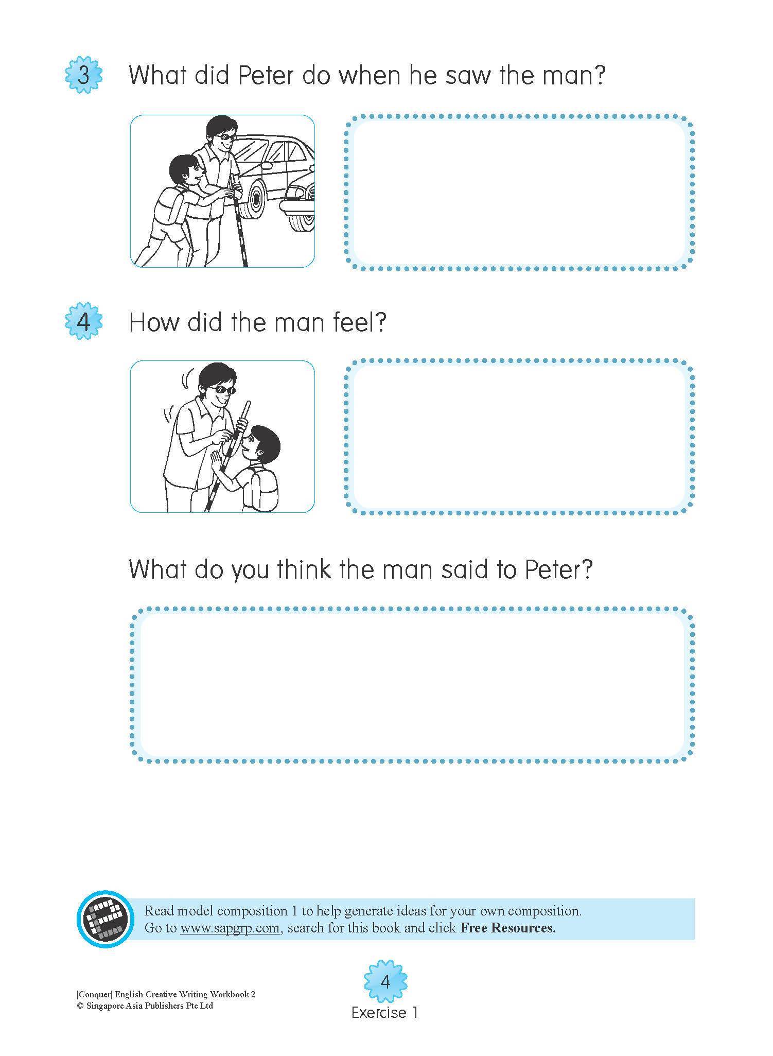 Conquer English Creative Writing For Primary Levels Workbook 2