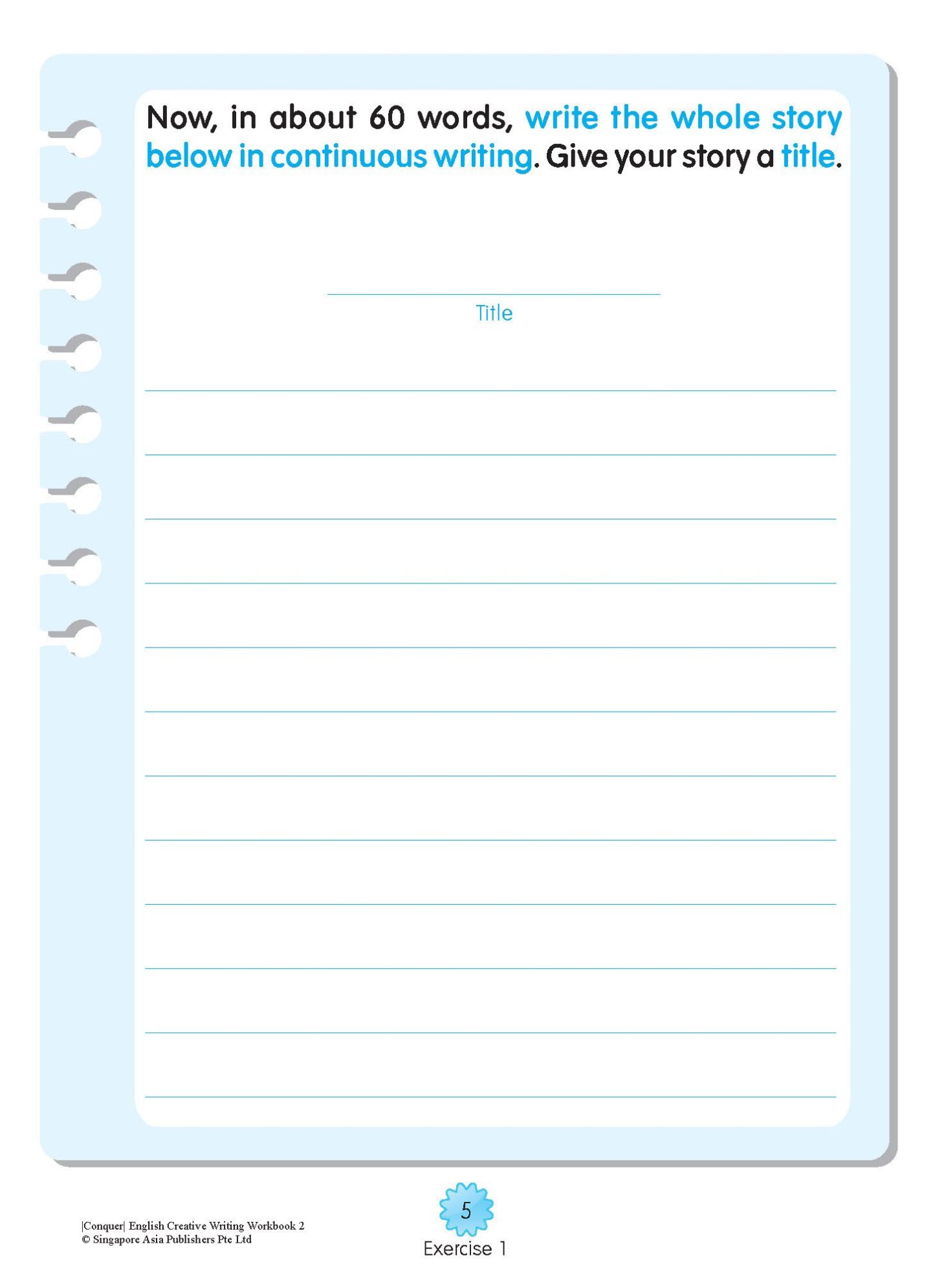 Conquer English Creative Writing For Primary Levels Workbook 2