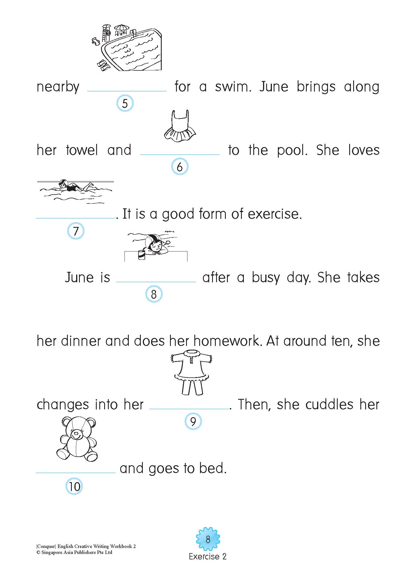 Conquer English Creative Writing For Primary Levels Workbook 2
