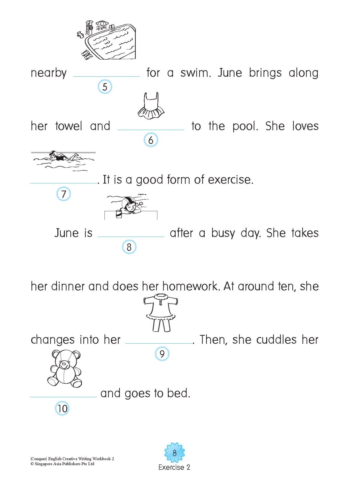 Conquer English Creative Writing For Primary Levels Workbook 2