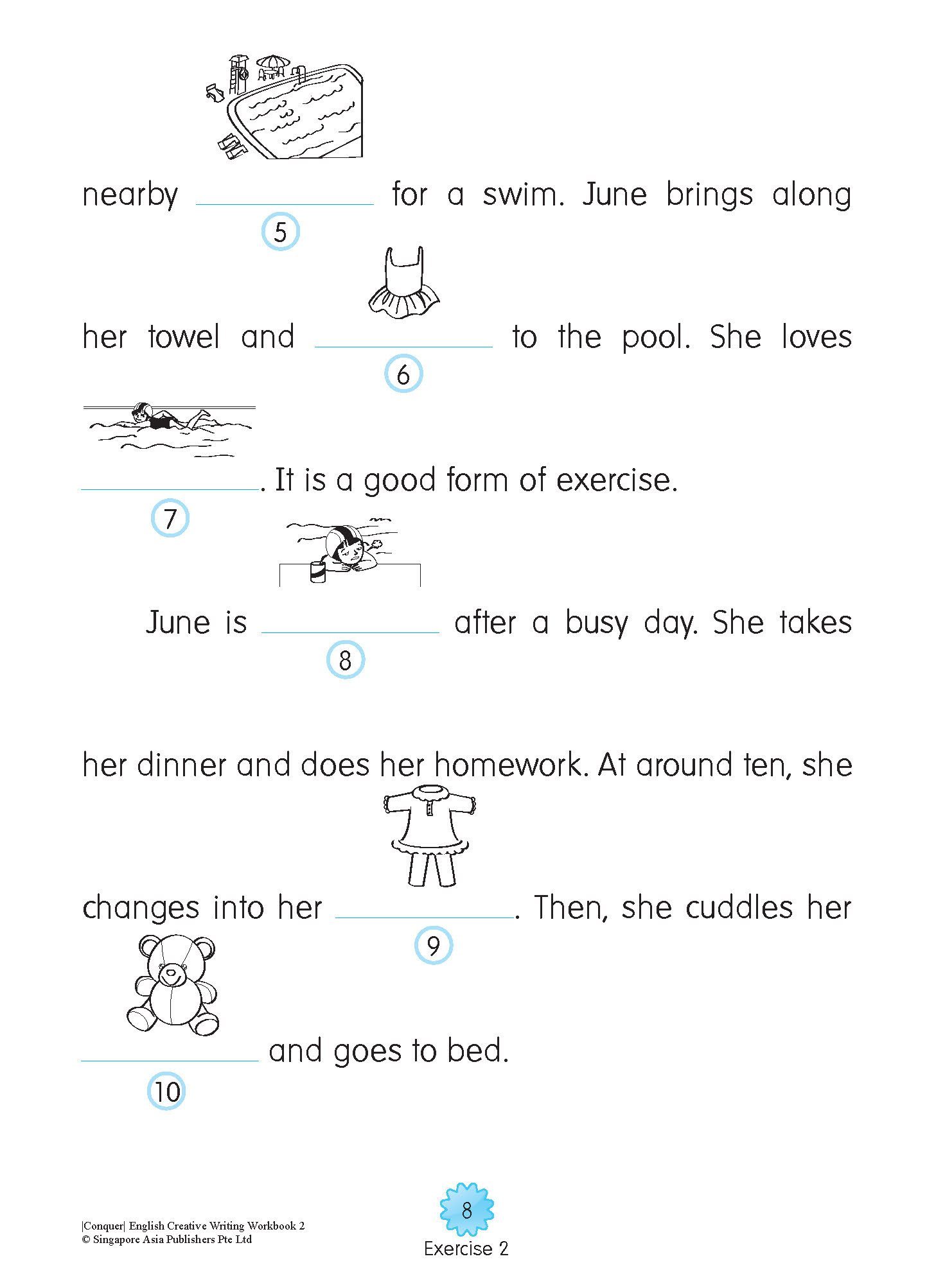 Conquer English Creative Writing For Primary Levels Workbook 2