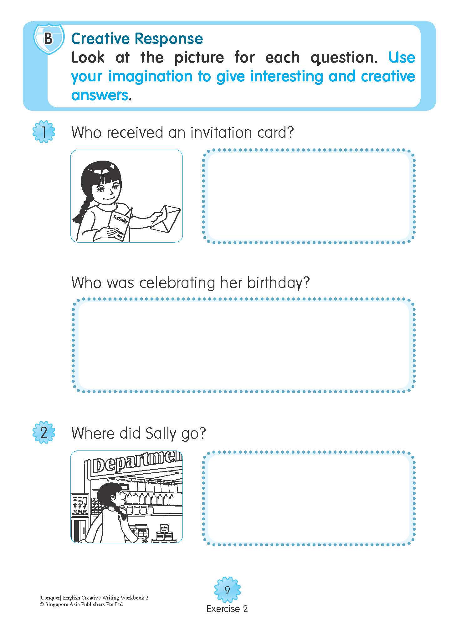 Conquer English Creative Writing For Primary Levels Workbook 2