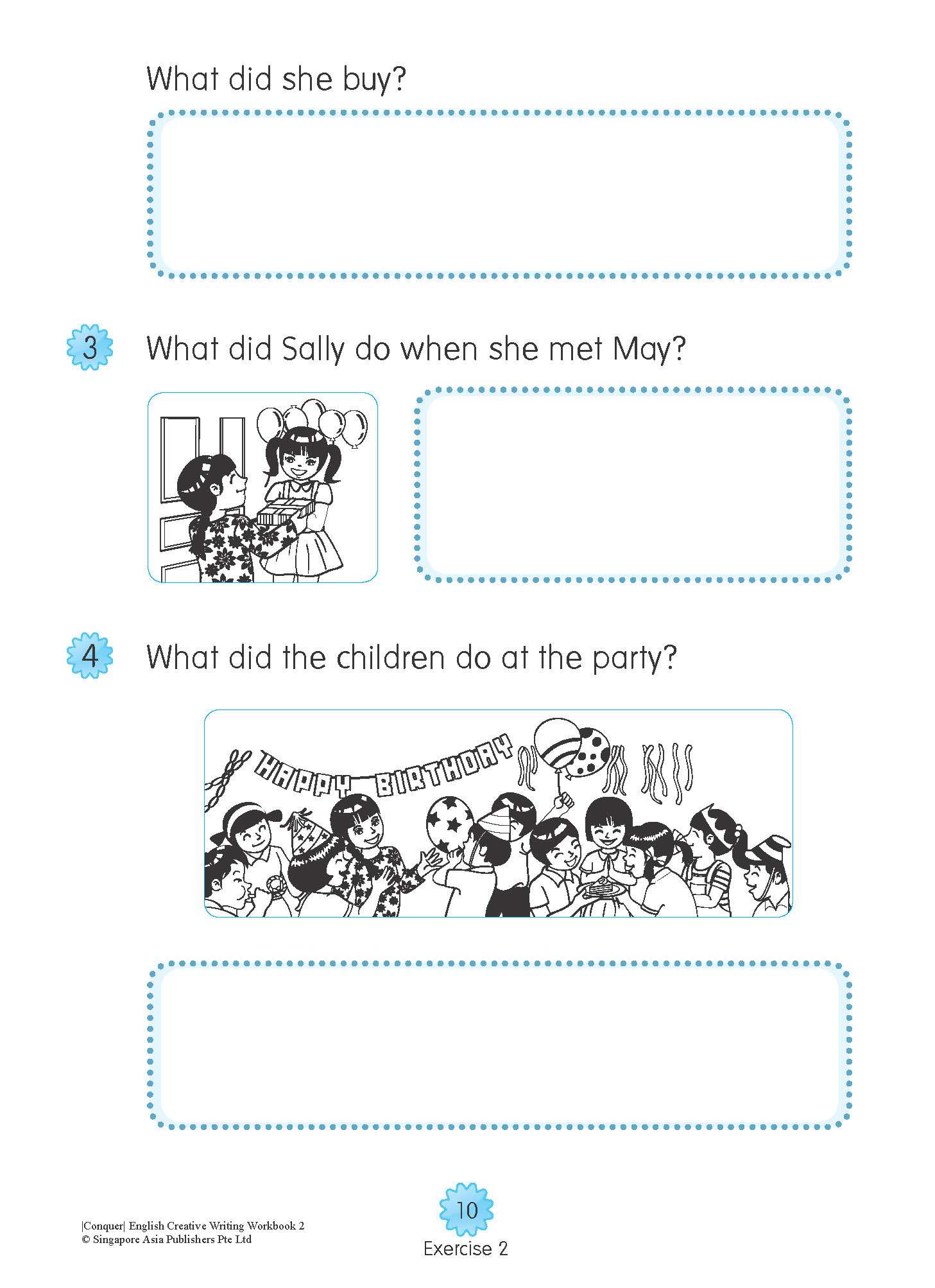 Conquer English Creative Writing For Primary Levels Workbook 2