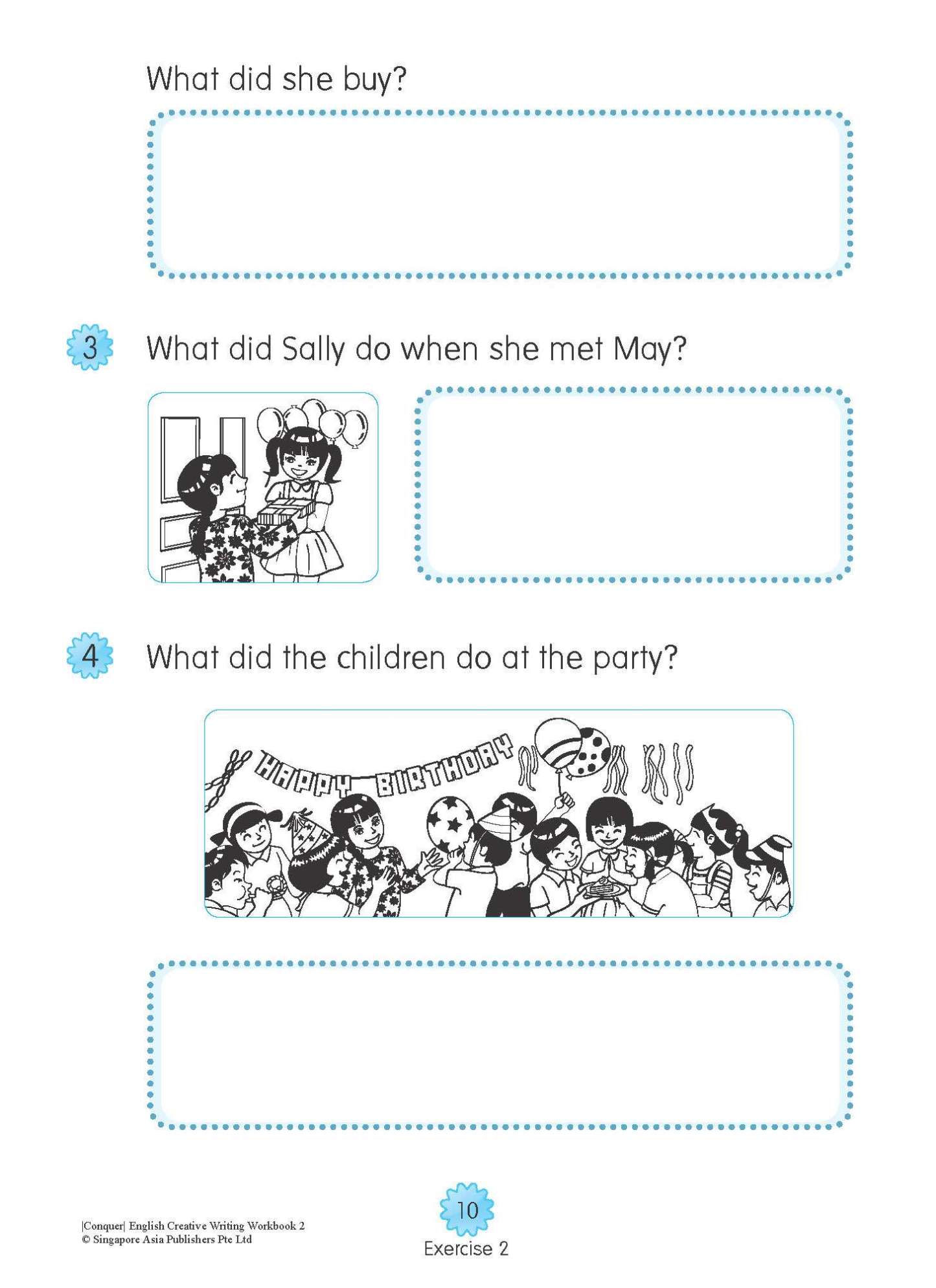 Conquer English Creative Writing For Primary Levels Workbook 2