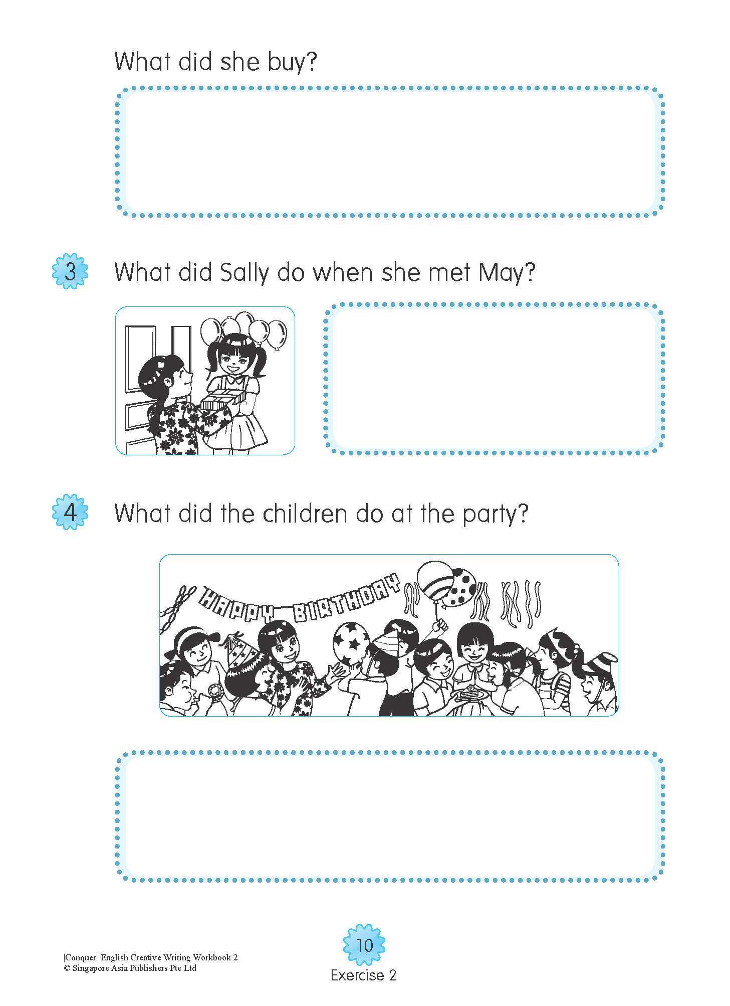 Conquer English Creative Writing For Primary Levels Workbook 2