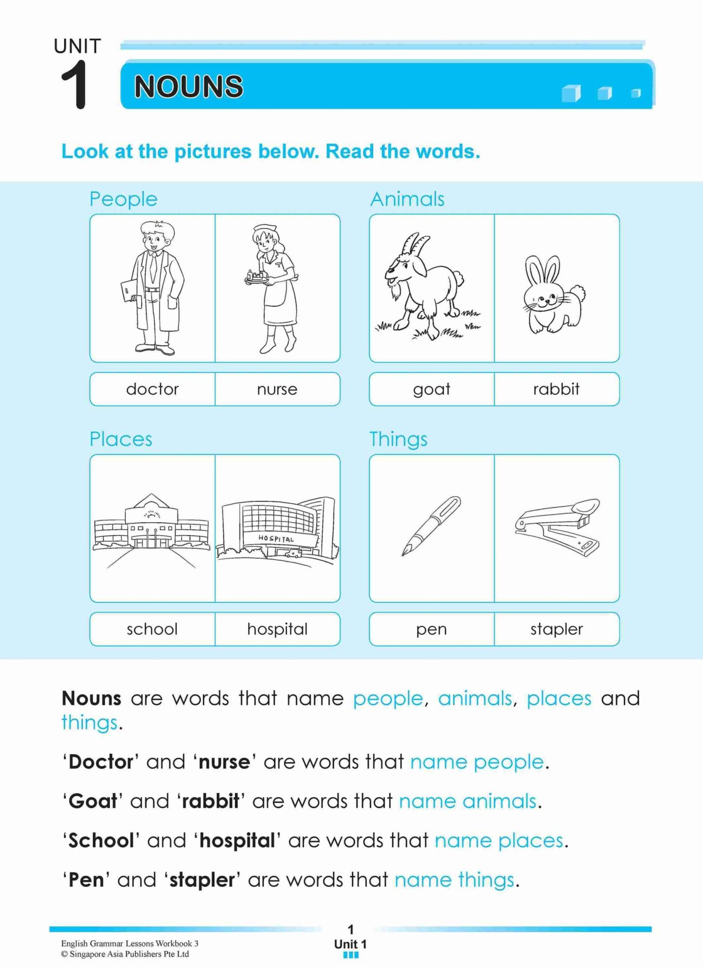 ENGLISH GRAMMAR LESSONS Workbook 3