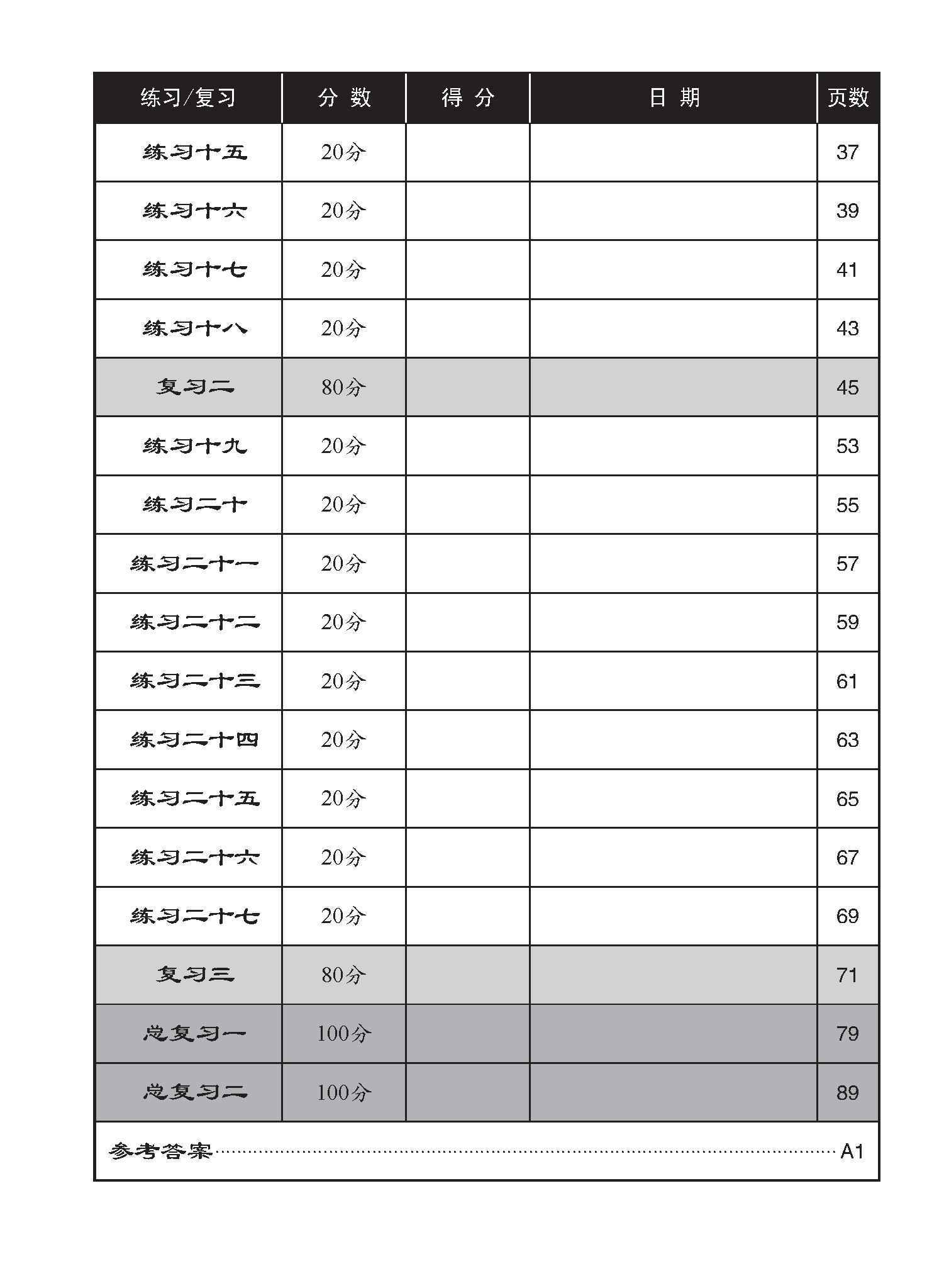 中学一年级 G3华文 字词强化练习 (一下) / Chinese Language Vocabulary Enrichment Exercises For Secondary 1B [G3 Chinese]