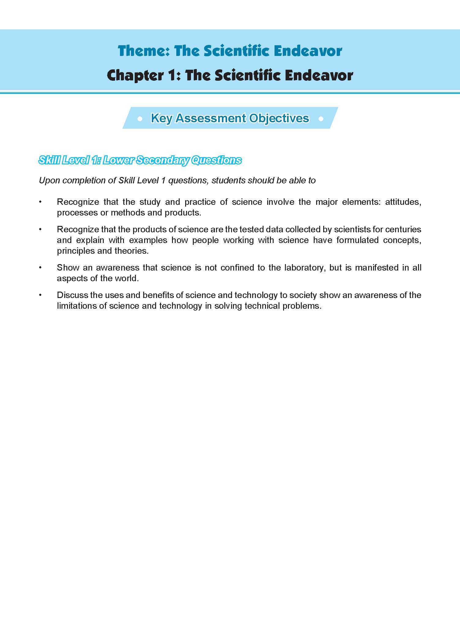 G3 SCIENCE Secondary 1