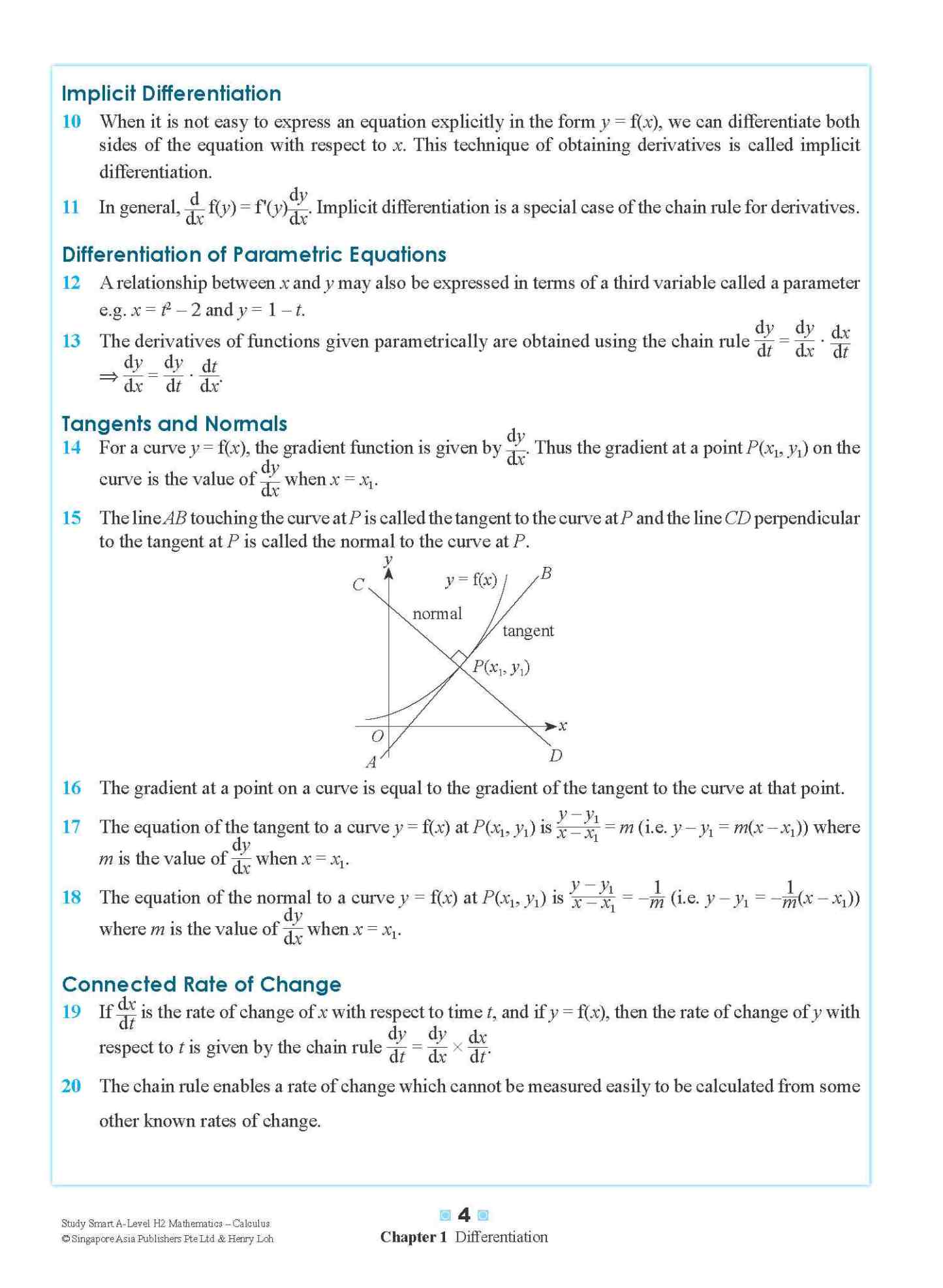 STUDY SMART A-Level H2 Mathematics Calculus
