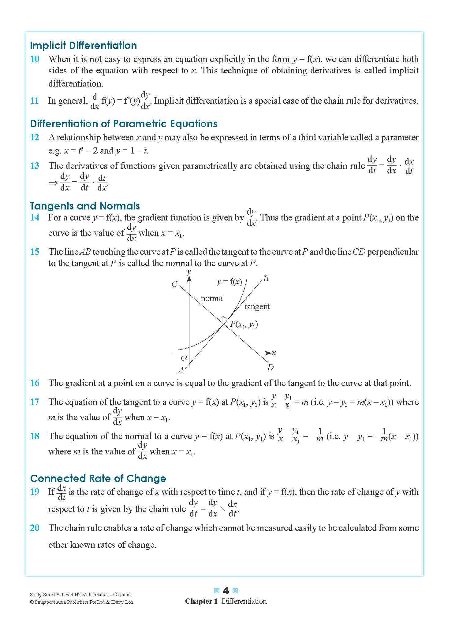 STUDY SMART A-Level H2 Mathematics Calculus