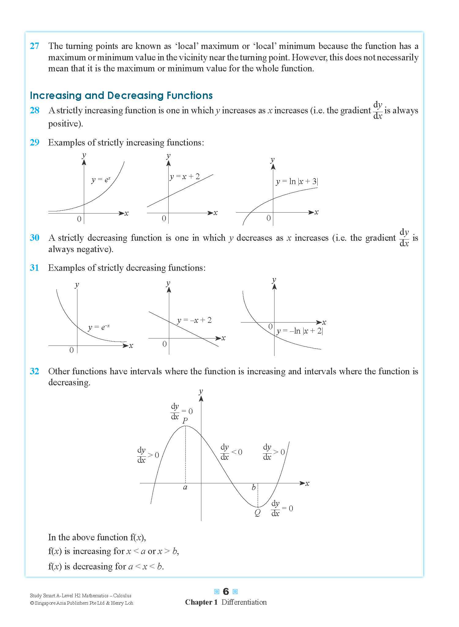STUDY SMART A-Level H2 Mathematics Calculus