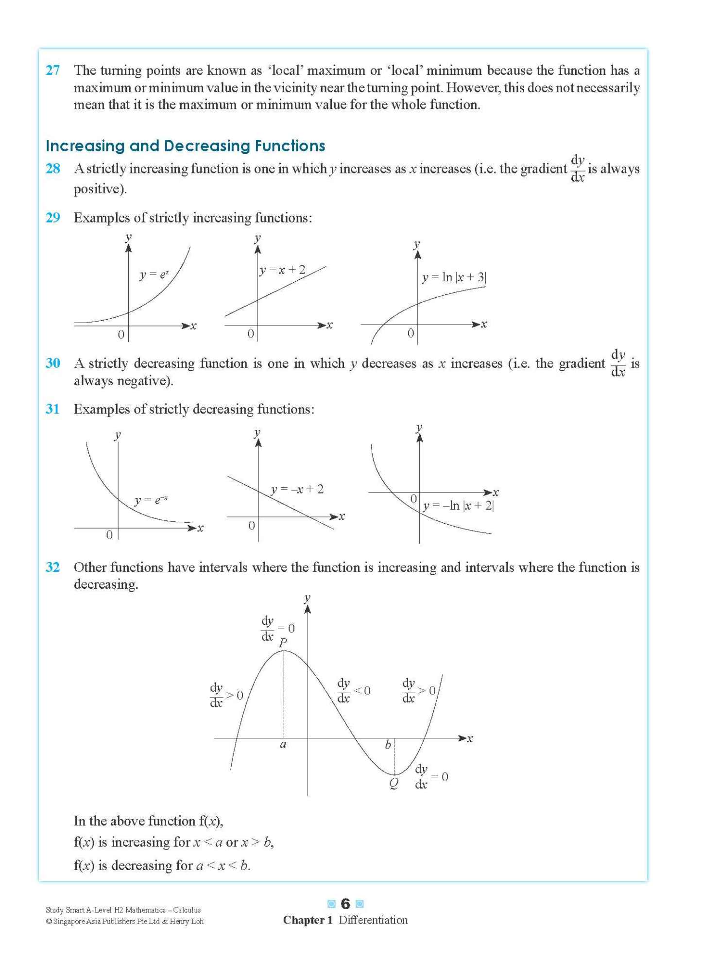 STUDY SMART A-Level H2 Mathematics Calculus